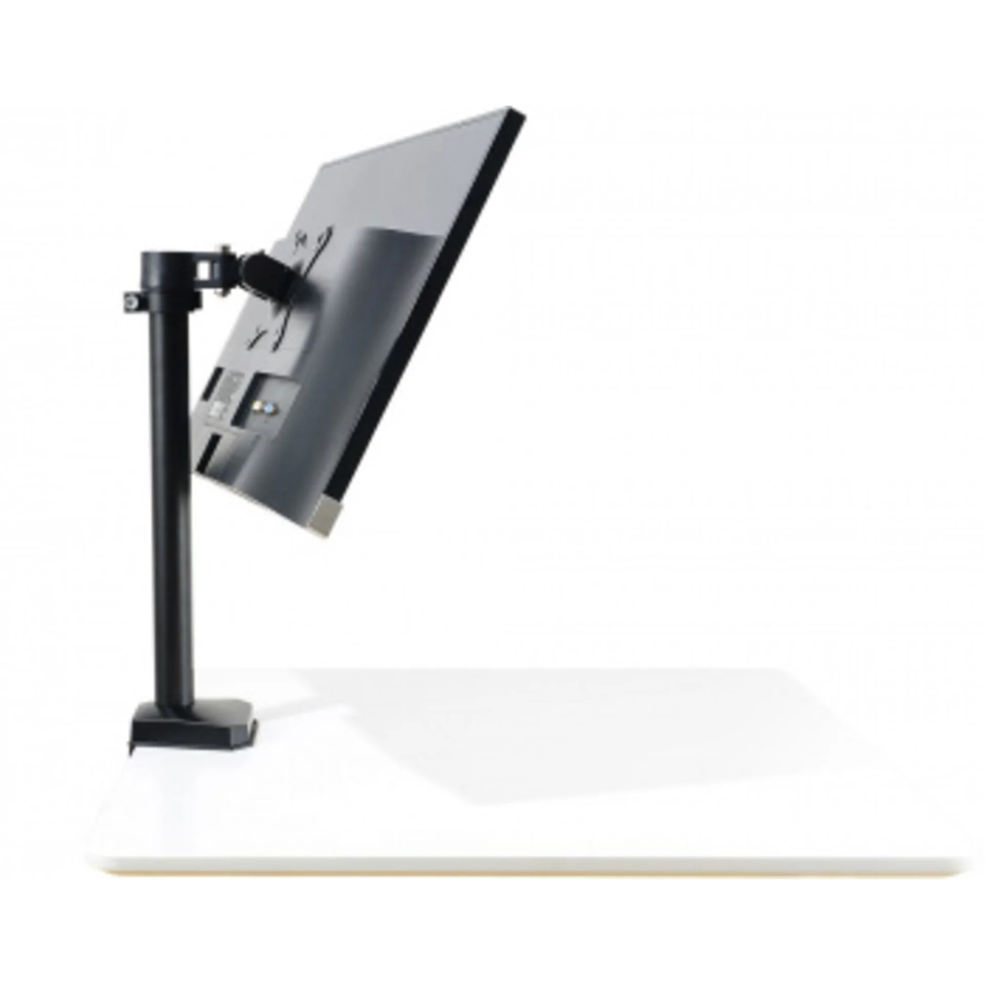 Кронштейн для мониторов ЖК Buro M3 черный 15"-27" макс.9кг крепление к столешнице поворот и наклон