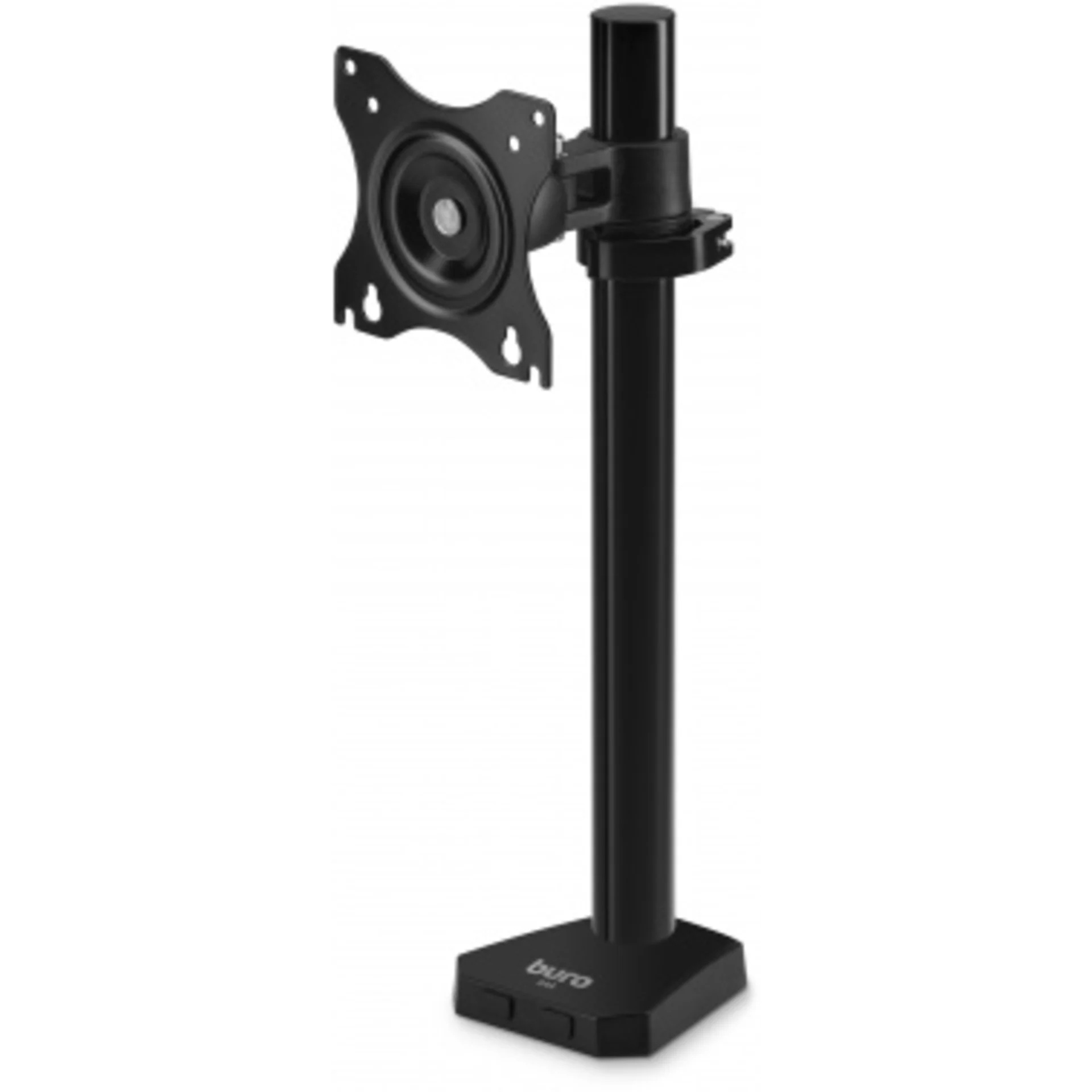 Кронштейн для мониторов ЖК Buro M3 черный 15"-27" макс.9кг крепление к столешнице поворот и наклон