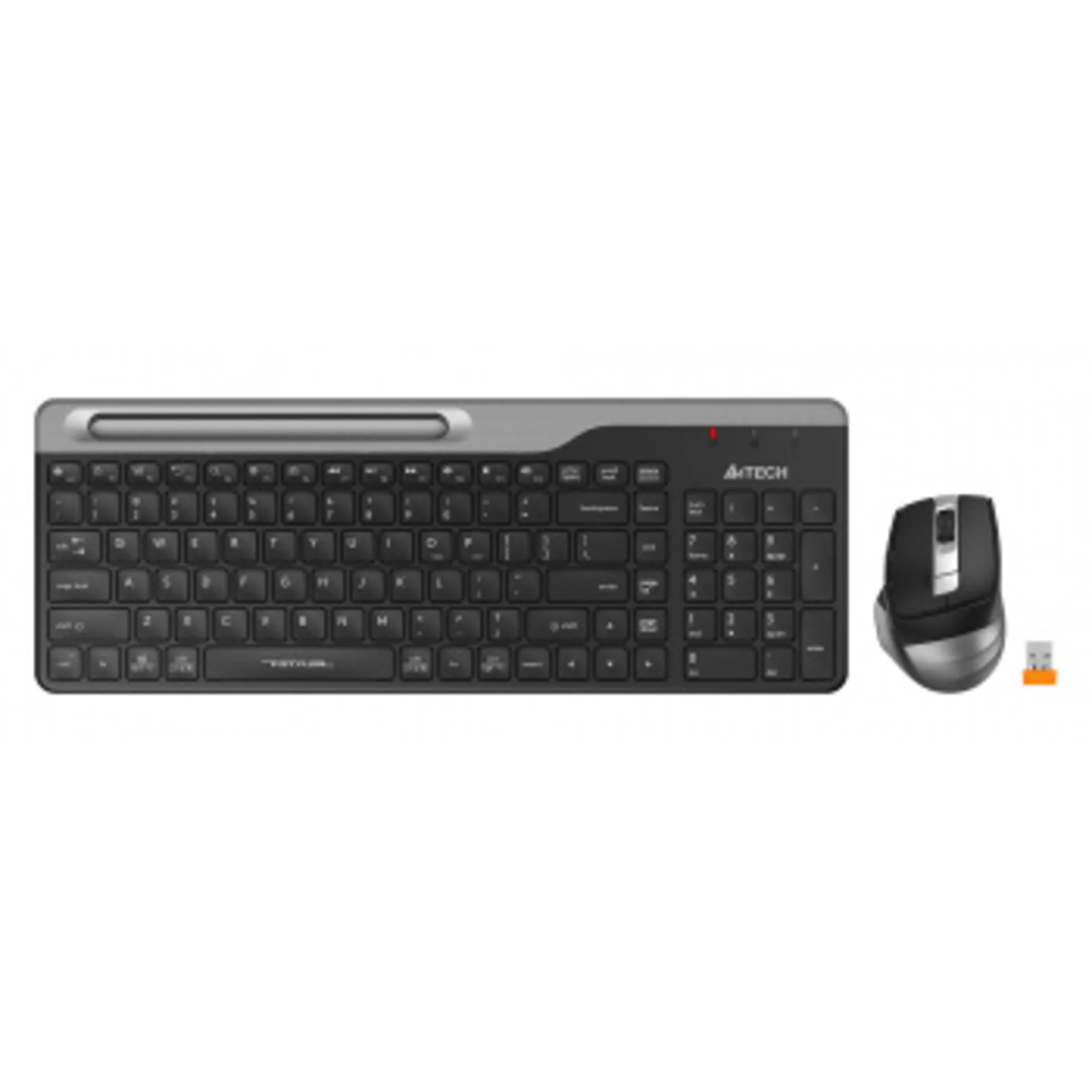 Клавиатура + мышь A4Tech Fstyler FB2535C клав:чер/серый мышь:чер/серый USB беспроводная Bluetooth/Радио slim (FB2535C SMOKY GREY)