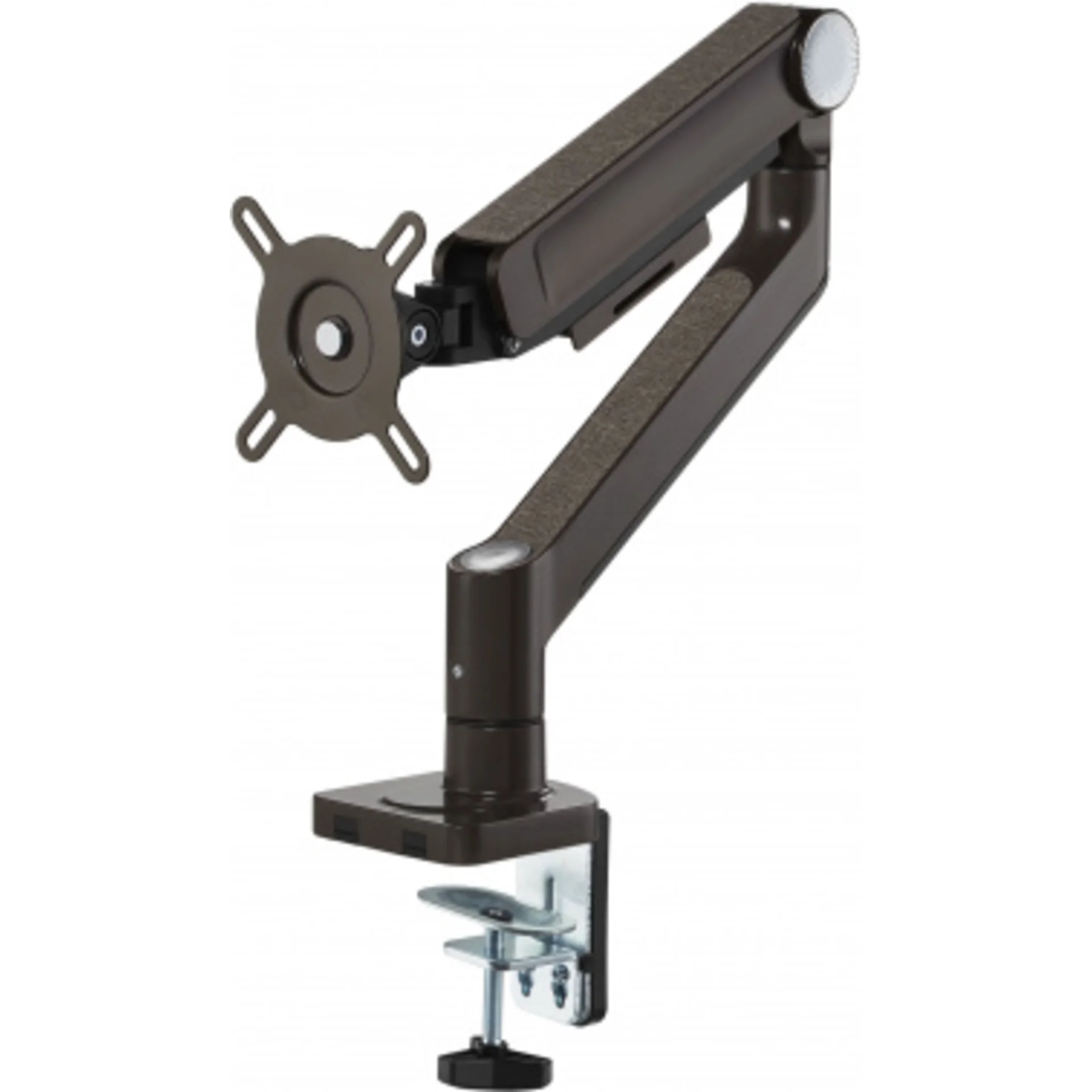 Кронштейн для мониторов Ultramounts UM732BR коричневый 17"-32" макс.8кг настольный поворот и наклон