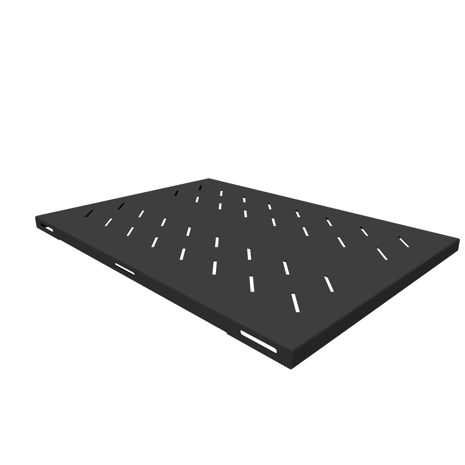 Полка стационарная усиленная в шкаф глубиной 900мм, (глубина полки 650мм) нагрузка 250кг, цвет-черный (SNR-SHELF-09065-250B)