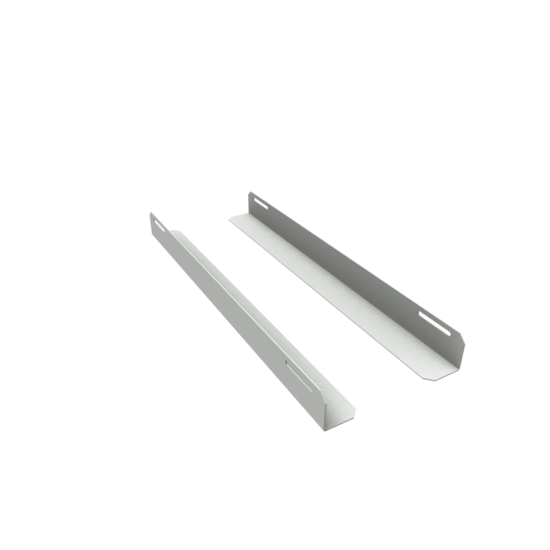 Комплект уголков опорных для шкафа глубиной 800мм (глубина уголка 550мм), распределённая нагрузка 20кг, цвет-серый (SNR-CORNER-08055-20G)