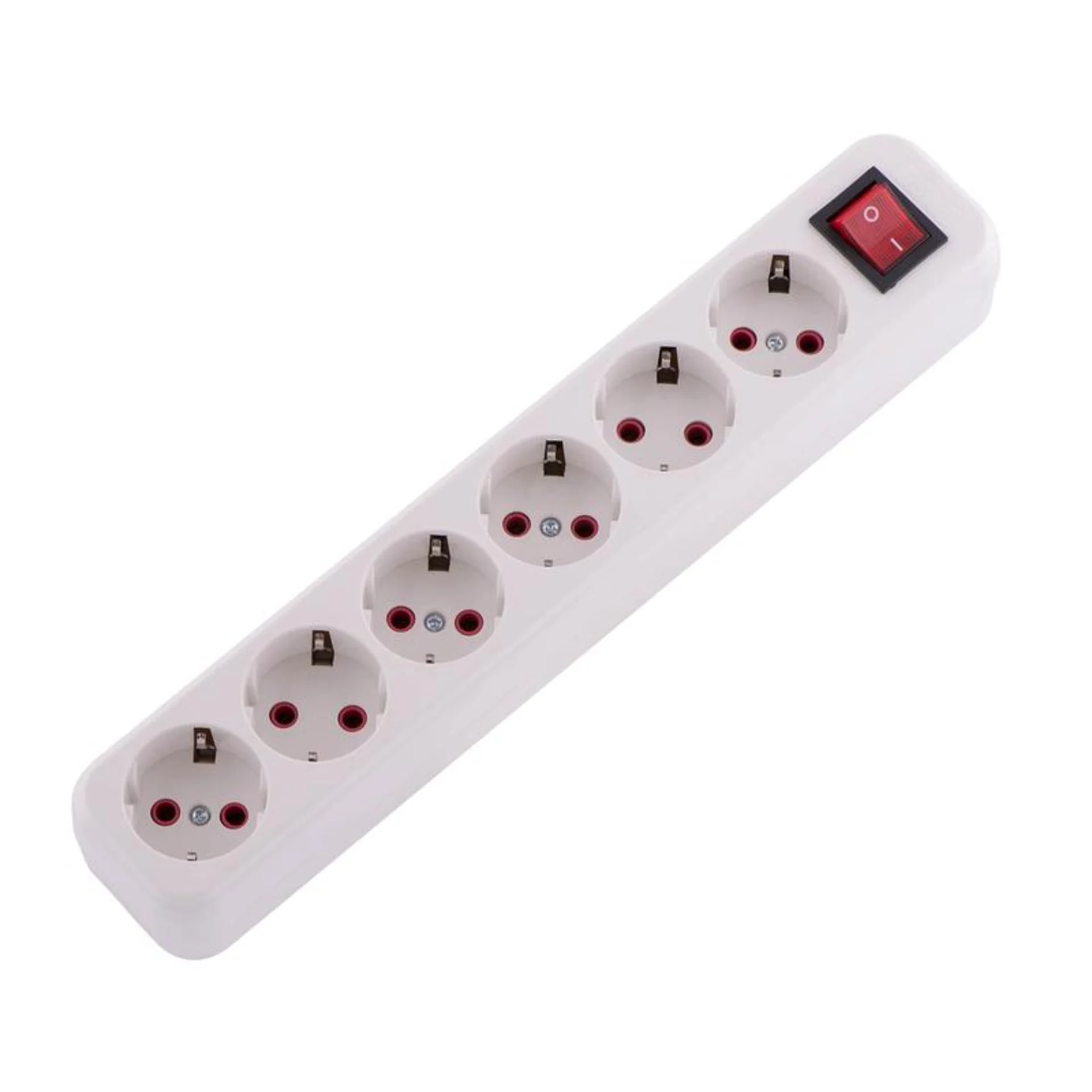 Колодка удлинителя 6-м с заземл. Lila с выкл. LEZARD 720-0600-602