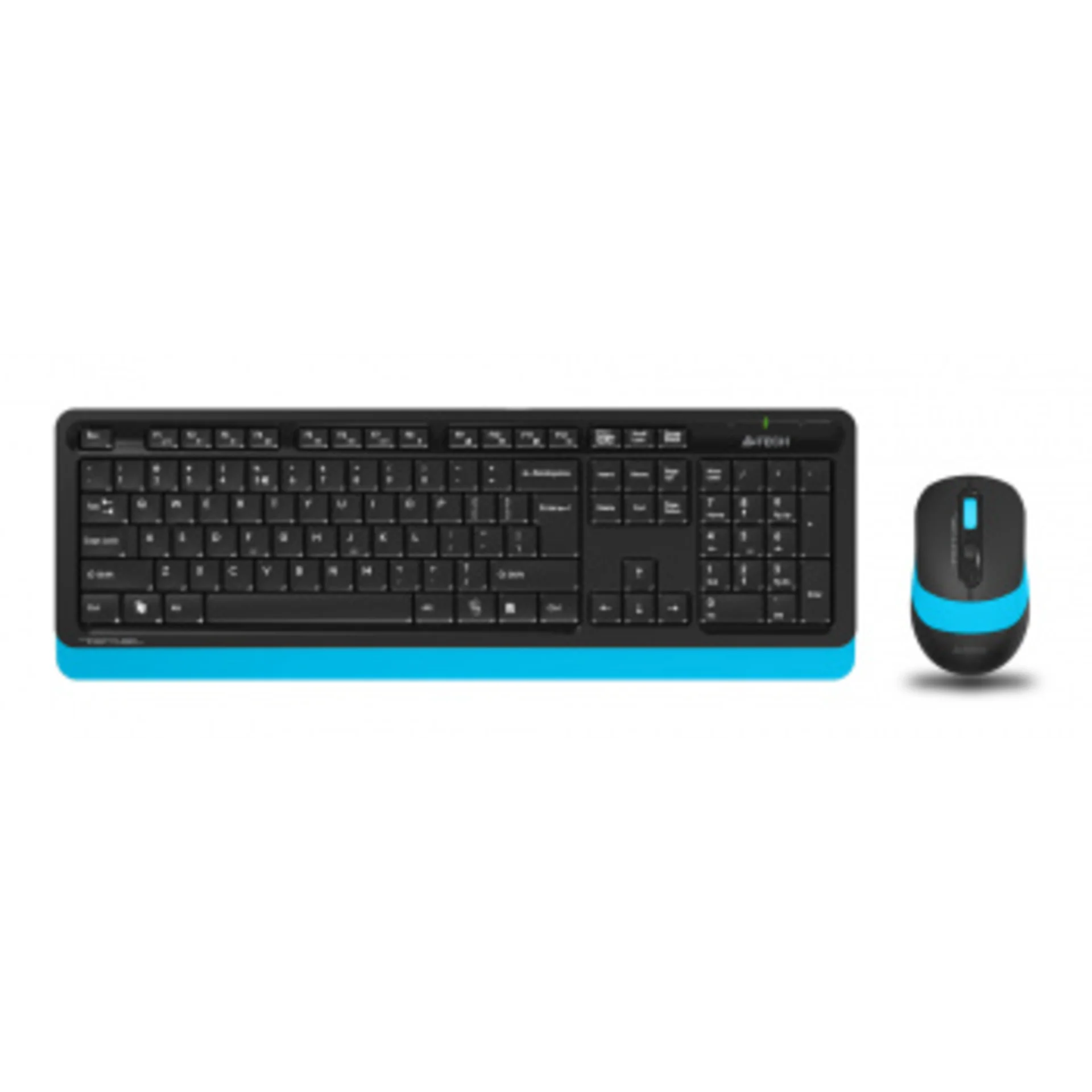 Клавиатура + мышь A4Tech Fstyler FG1010 клав:черный/синий мышь:черный/синий USB беспроводная Multimedia (FG1010 BLUE)