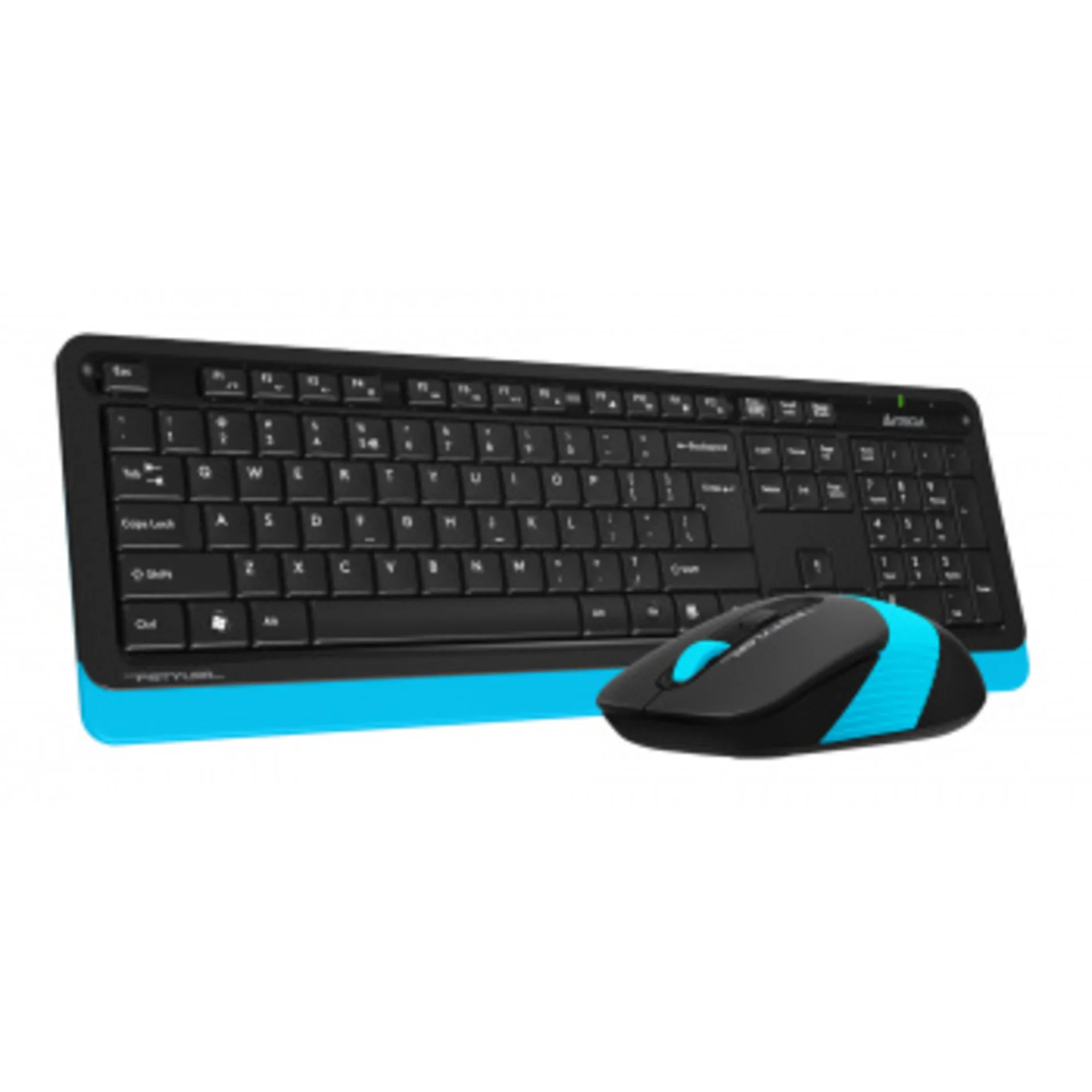Клавиатура + мышь A4Tech Fstyler FG1010 клав:черный/синий мышь:черный/синий USB беспроводная Multimedia (FG1010 BLUE)