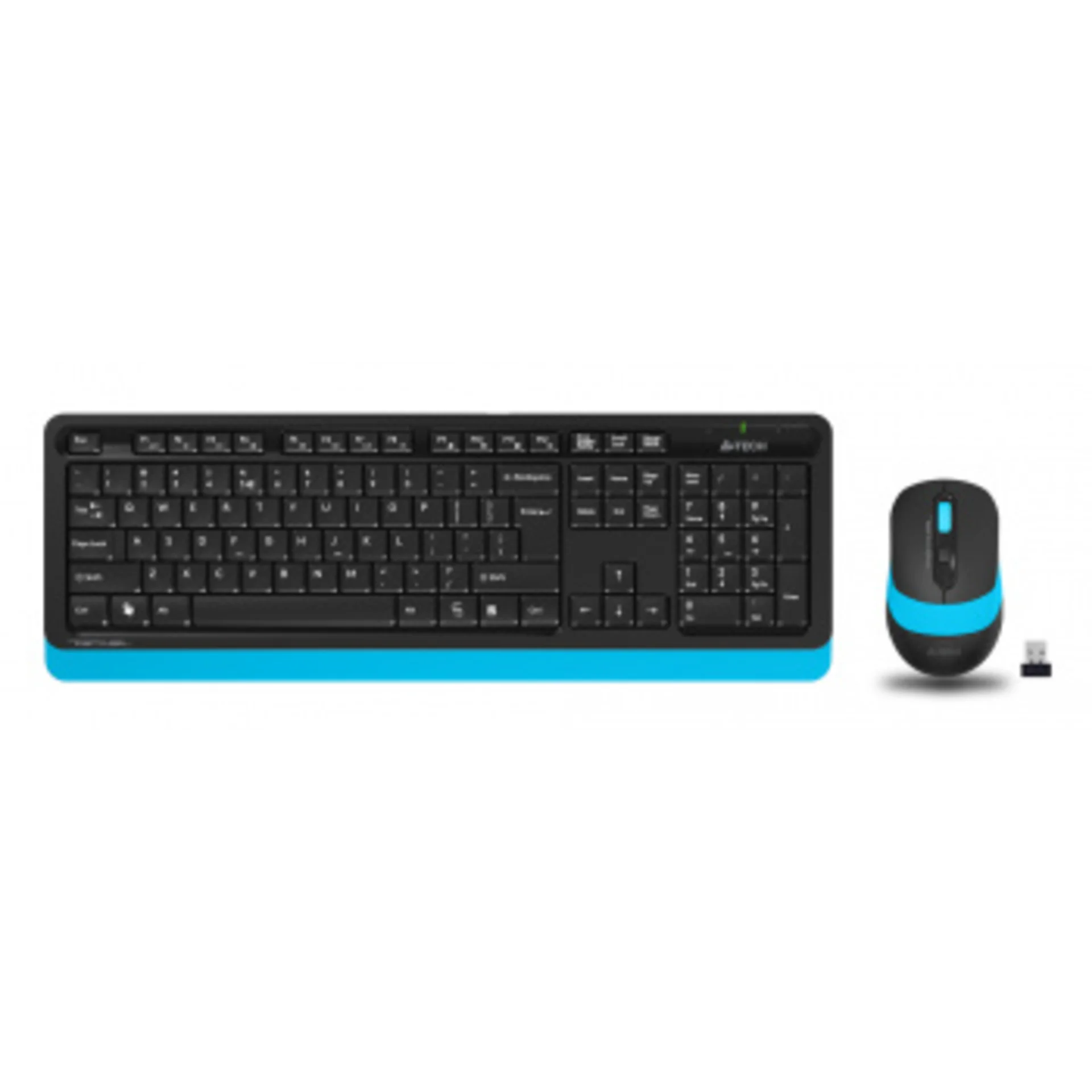 Клавиатура + мышь A4Tech Fstyler FG1010 клав:черный/синий мышь:черный/синий USB беспроводная Multimedia (FG1010 BLUE)
