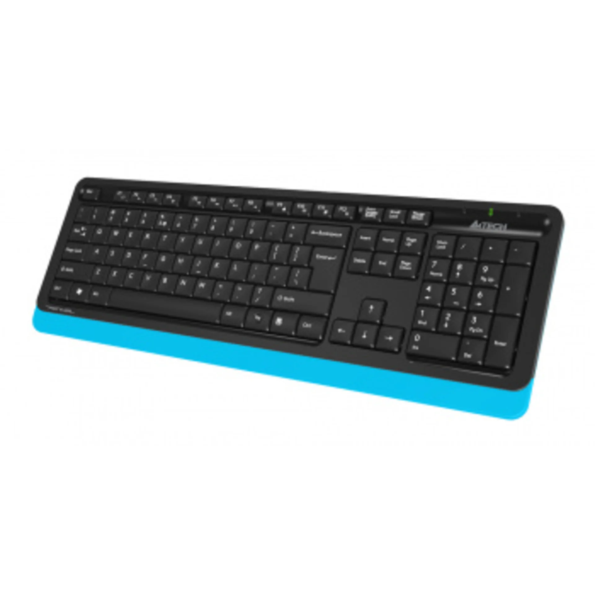 Клавиатура + мышь A4Tech Fstyler FG1010 клав:черный/синий мышь:черный/синий USB беспроводная Multimedia (FG1010 BLUE)