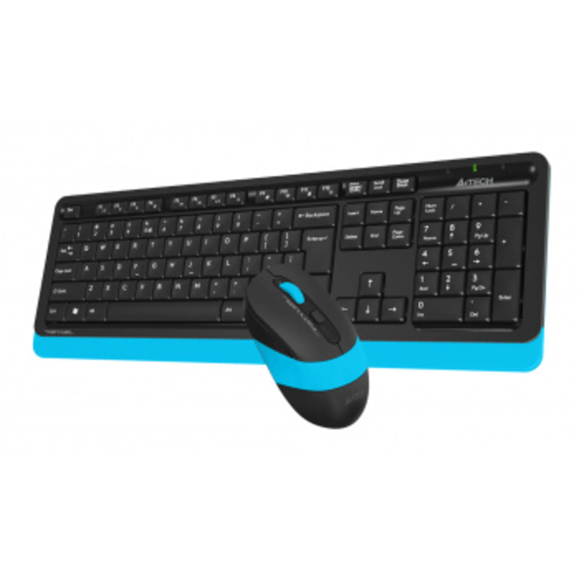 Клавиатура + мышь A4Tech Fstyler FG1010 клав:черный/синий мышь:черный/синий USB беспроводная Multimedia (FG1010 BLUE)