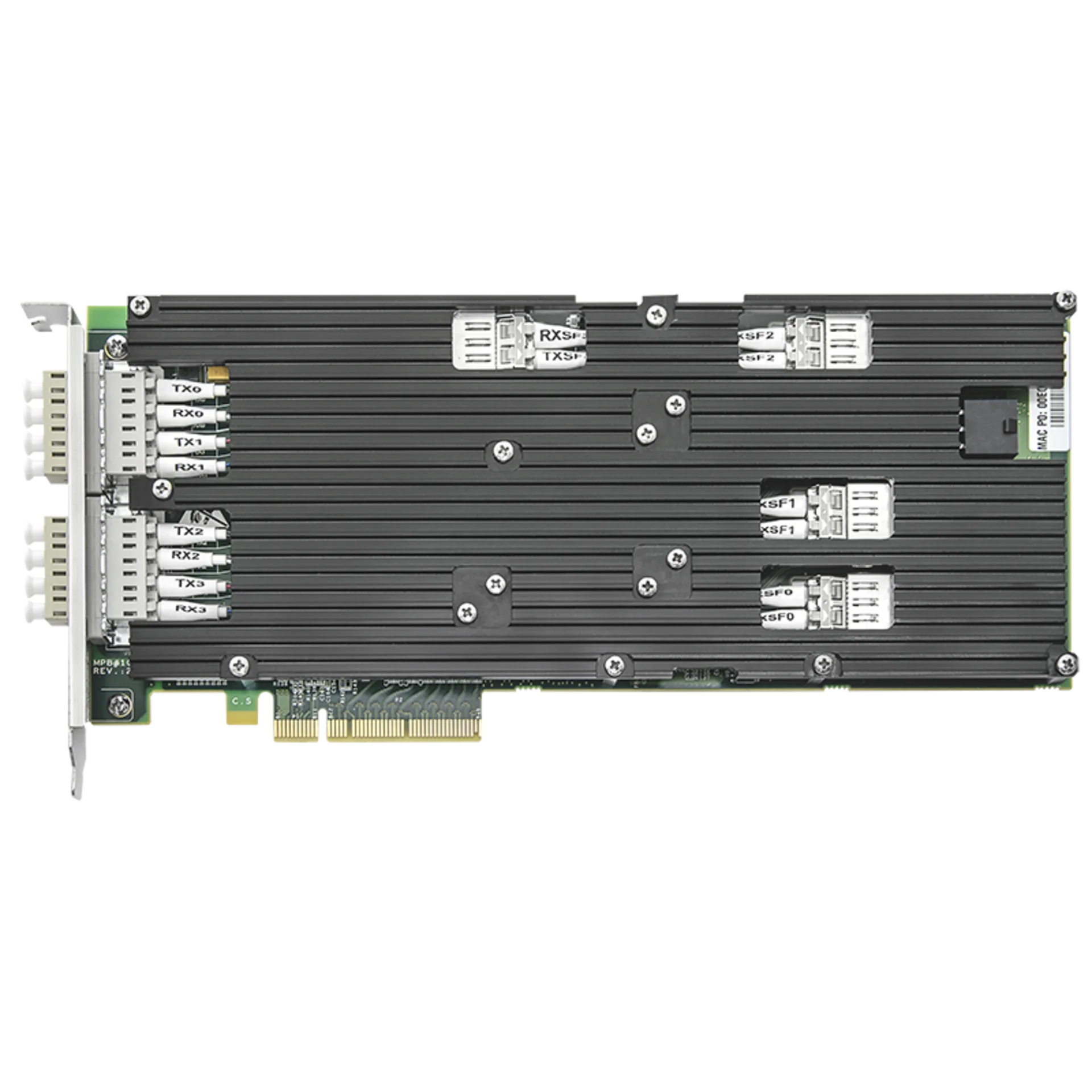 Сетевая карта 4 порта 1000Base-SX/10GBase-SR Bypass (LC, Intel 82599ES), Silicom PE310G4BPi9-SRD-SD