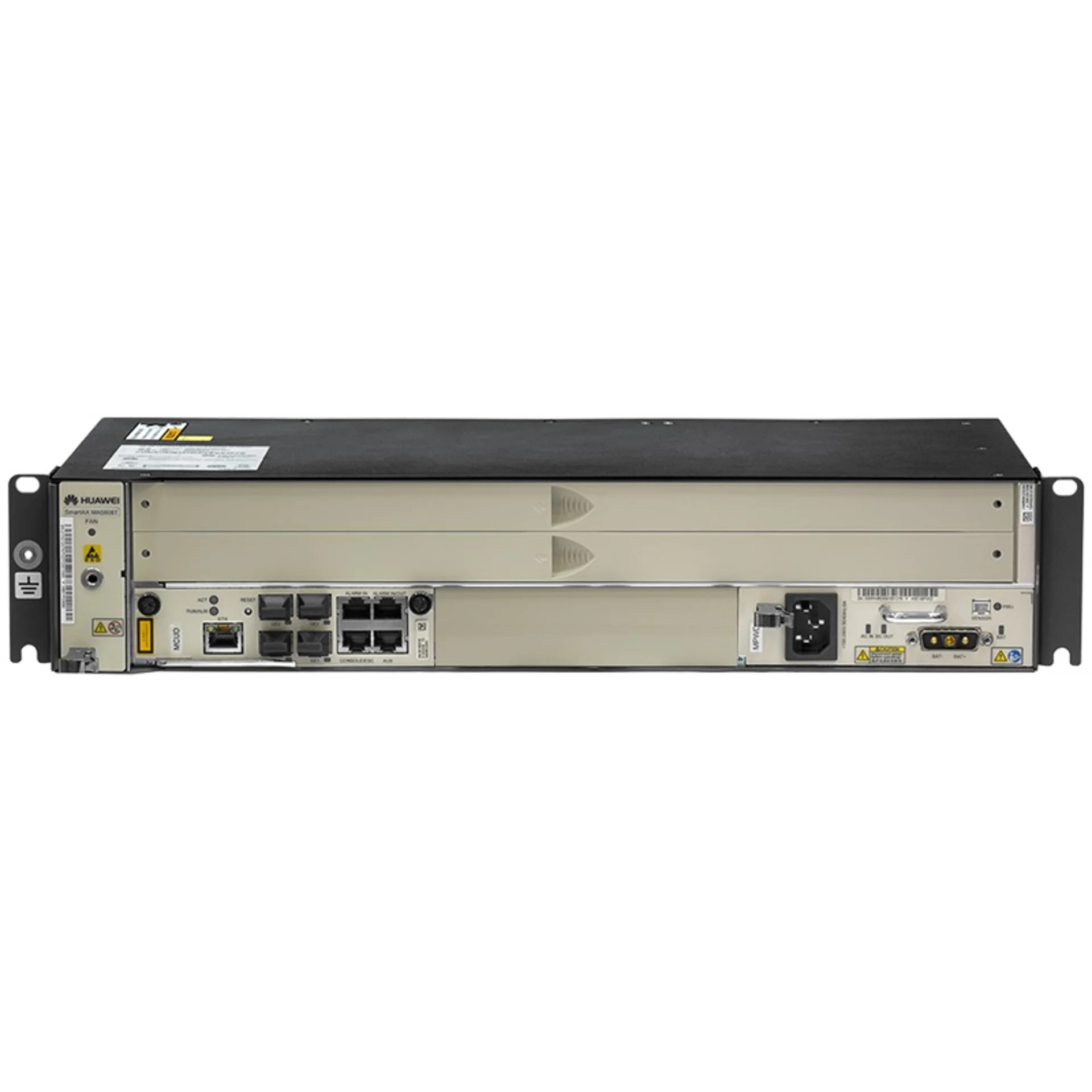 2RU шасси Huawei OLT GPON, 2 слота для установки интерфейсных модулей, 2x10G порта, 1xMCUD1, MPWD (уценка 1)