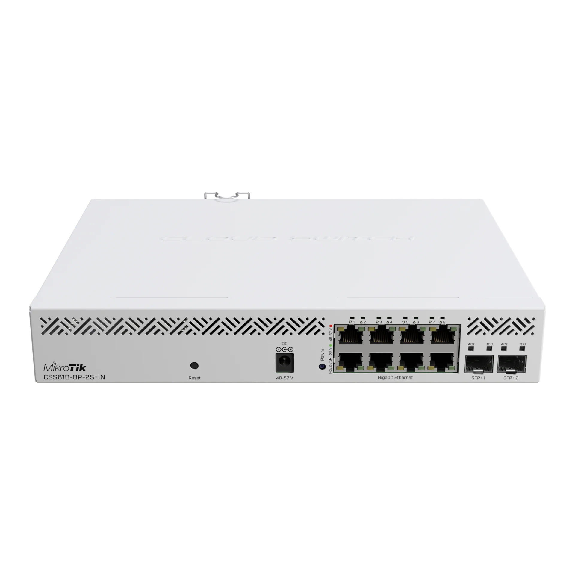 Коммутатор MikroTik Cloud Smart Switch CSS610-8P-2S+IN