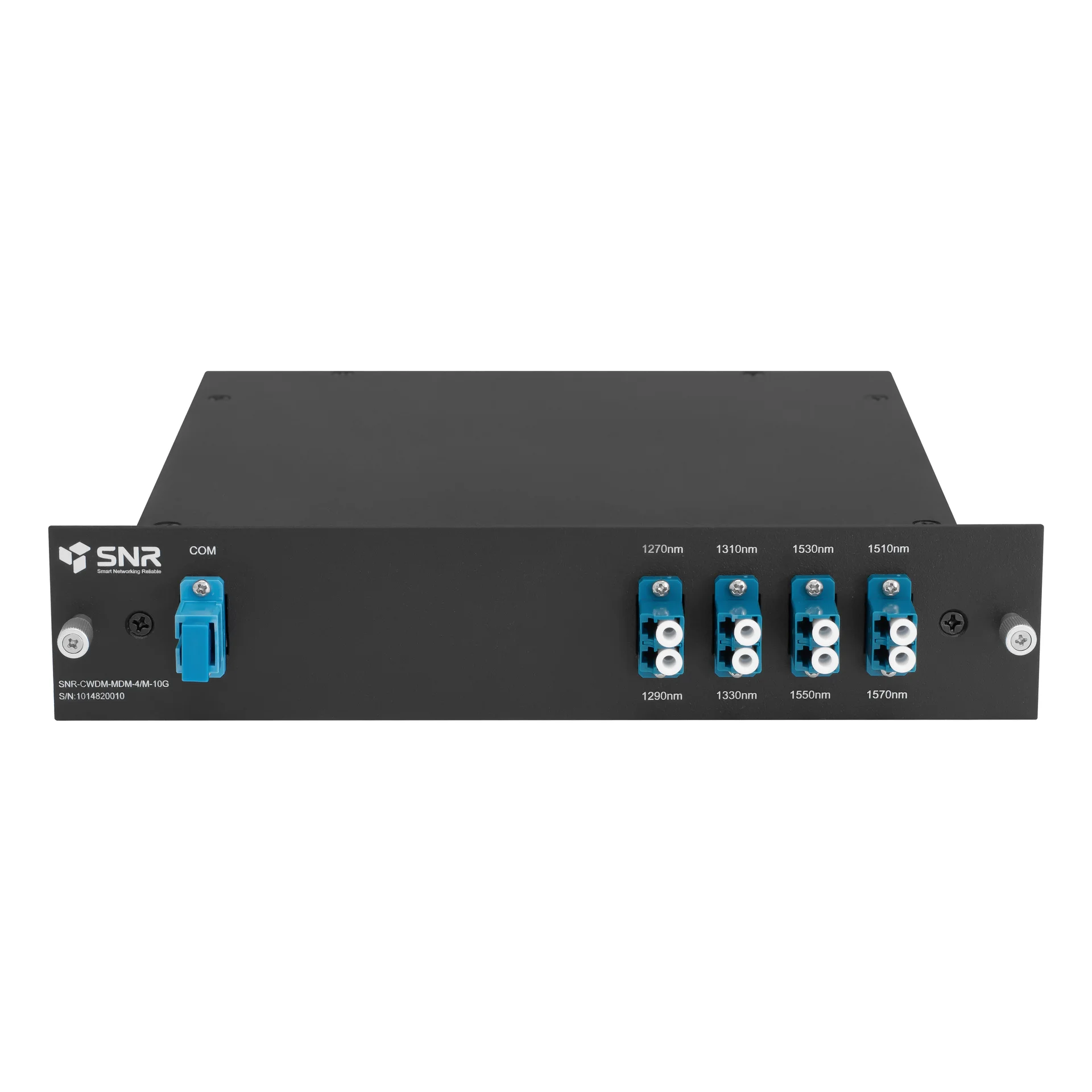 Мультиплексор CWDM одноволоконный 4-х канальный (TRx: 1270, 1290, 1310, 1330, 1530, 1550, 1510, 1570нм)