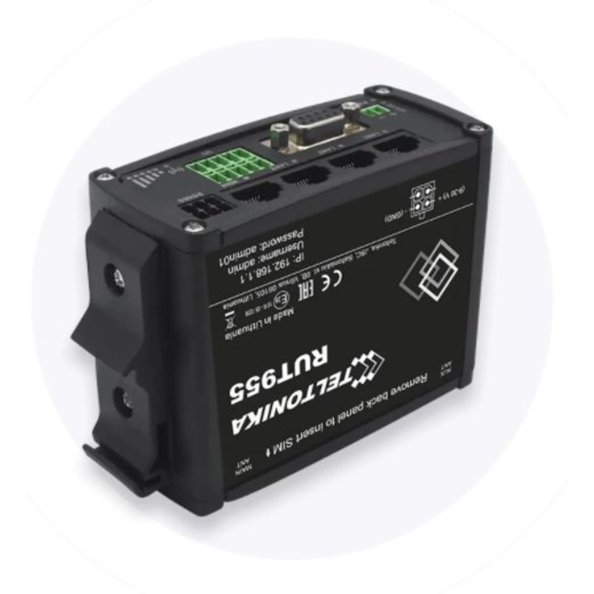 Крепление пластиковое на DIN рейку