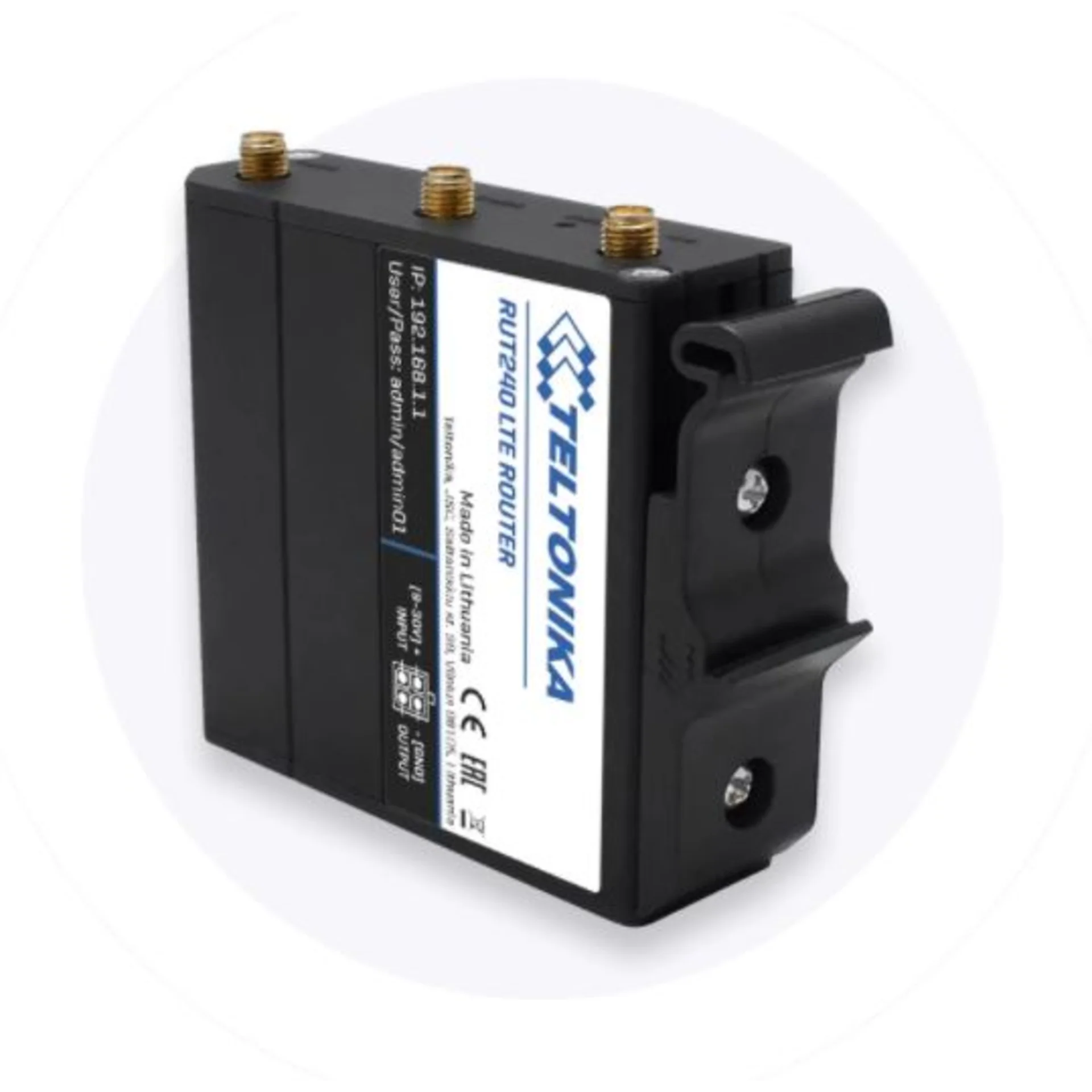 Крепление пластиковое на DIN рейку