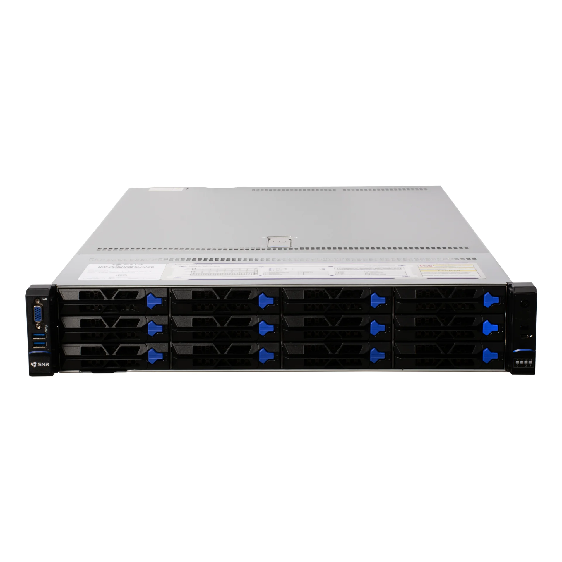 Серверная платформа SNR-SR2412LS, 2U, Scalable Gen4,5, DDR5, 12xHDD, резервируемый БП