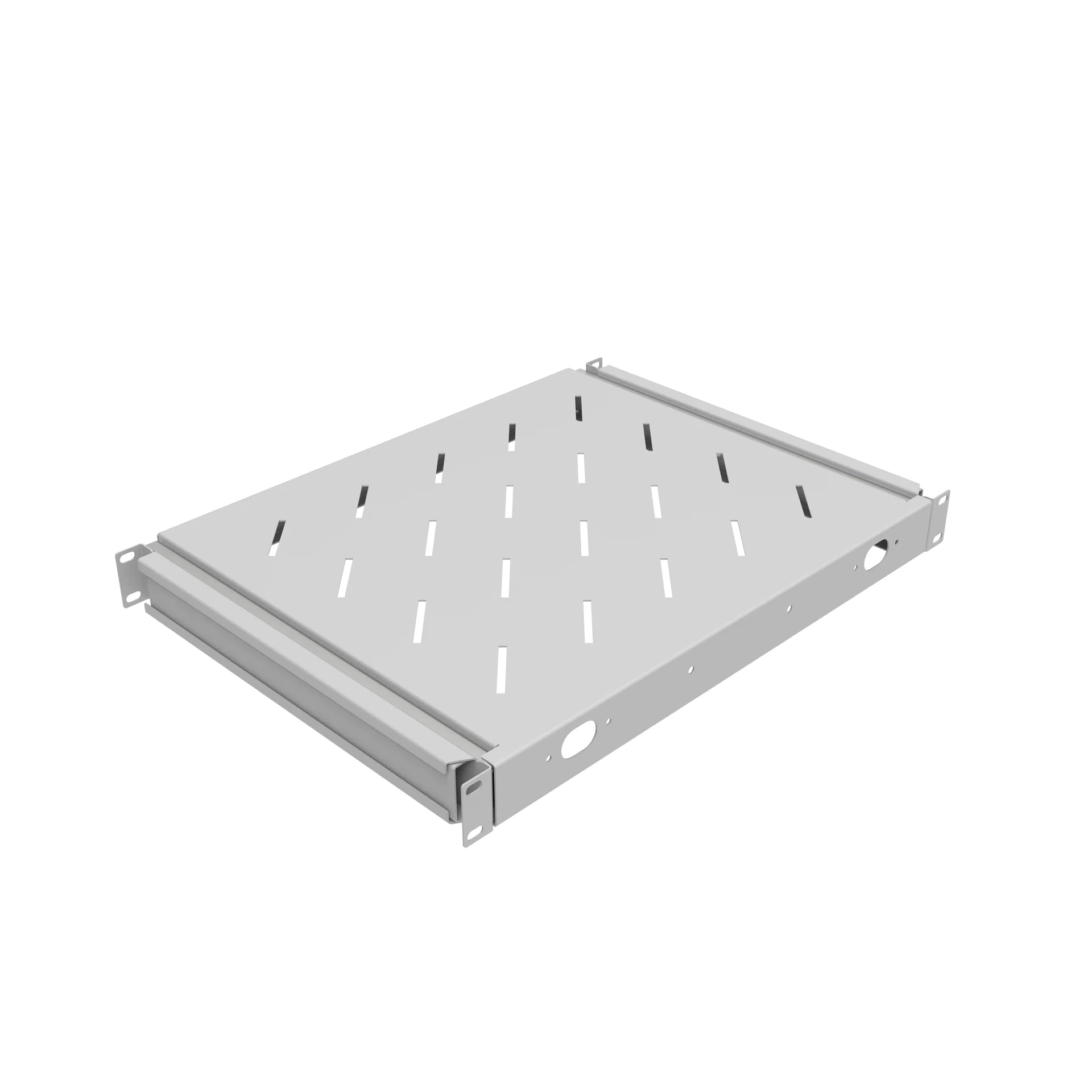 Полка выдвижная для шкафов глубиной 600мм, (глубина полки 350мм) распределенная нагрузка 20кг, цвет-серый (SNR-SHELF-06035-20GS)