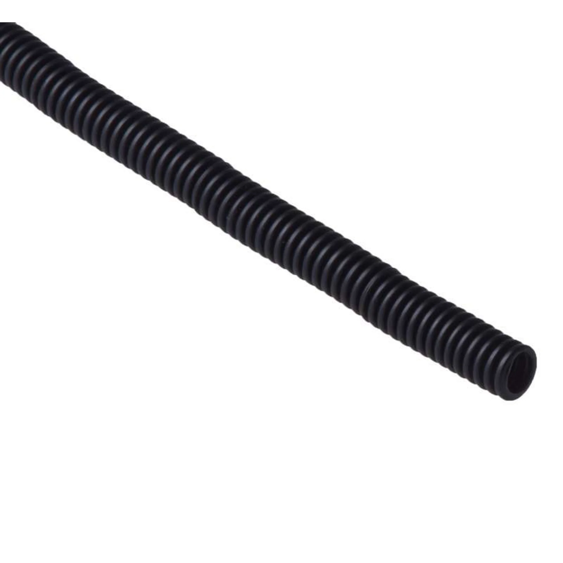 Труба гофрированная ПНД легкая d16мм с протяжкой черн. (уп.20м) Ruvinil 21601(20)