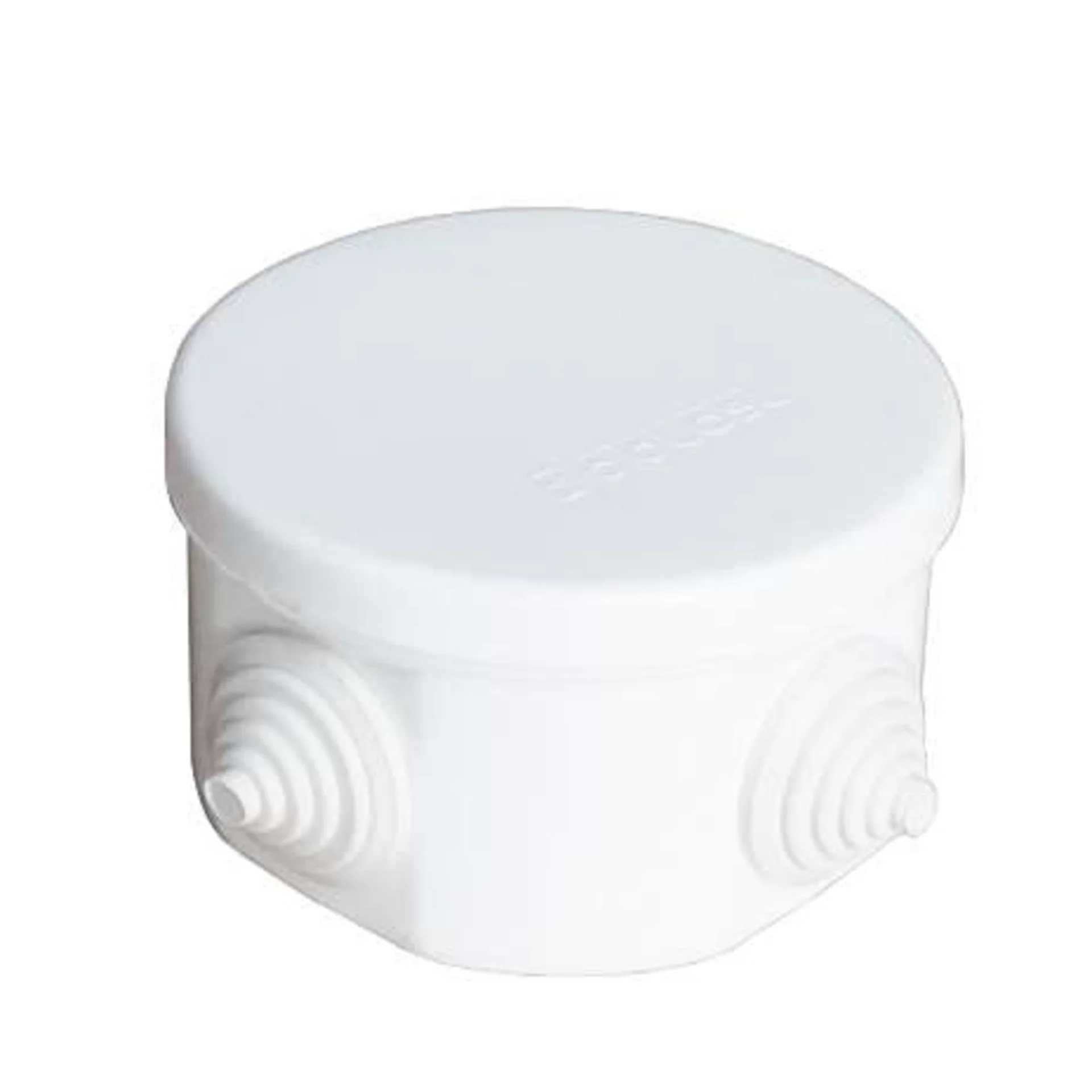 Коробка распределительная ОП 75х45мм IP54 4 выхода 4 гермоввода крышка защелкивающаяся бел. Epplast