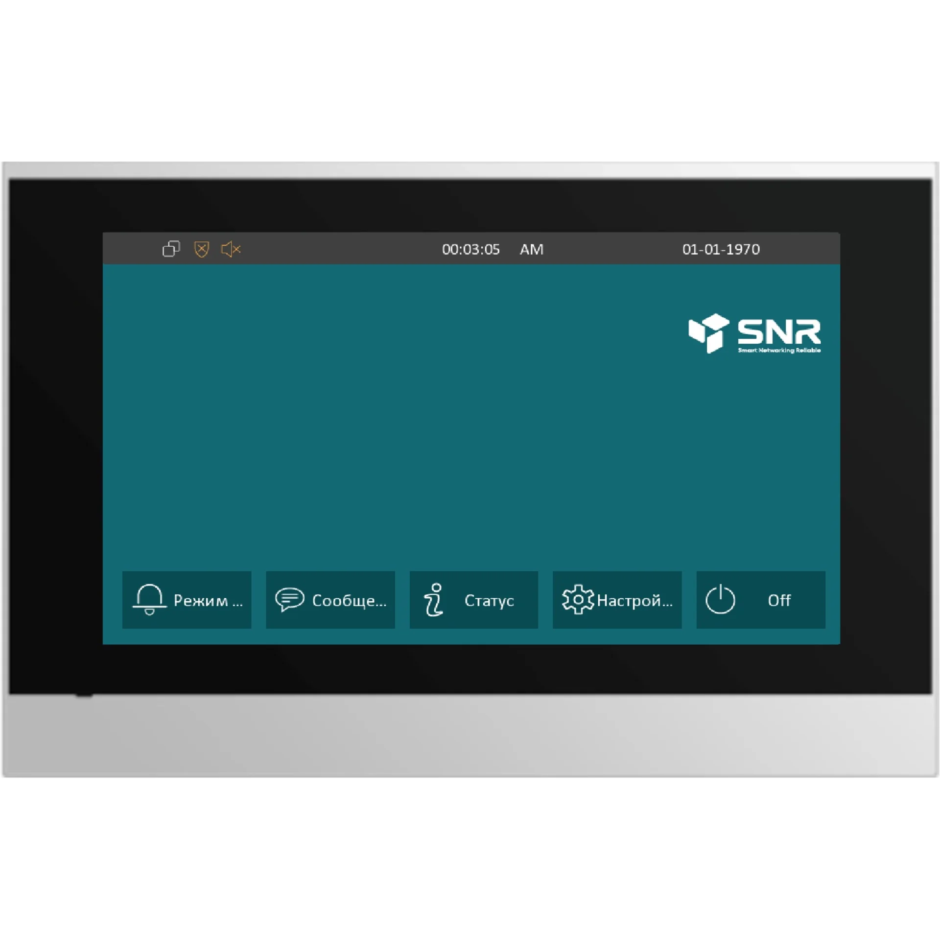 SIP монитор SNR-VDM1 с сенсорным экраном, POE 802.3af, 12V DC