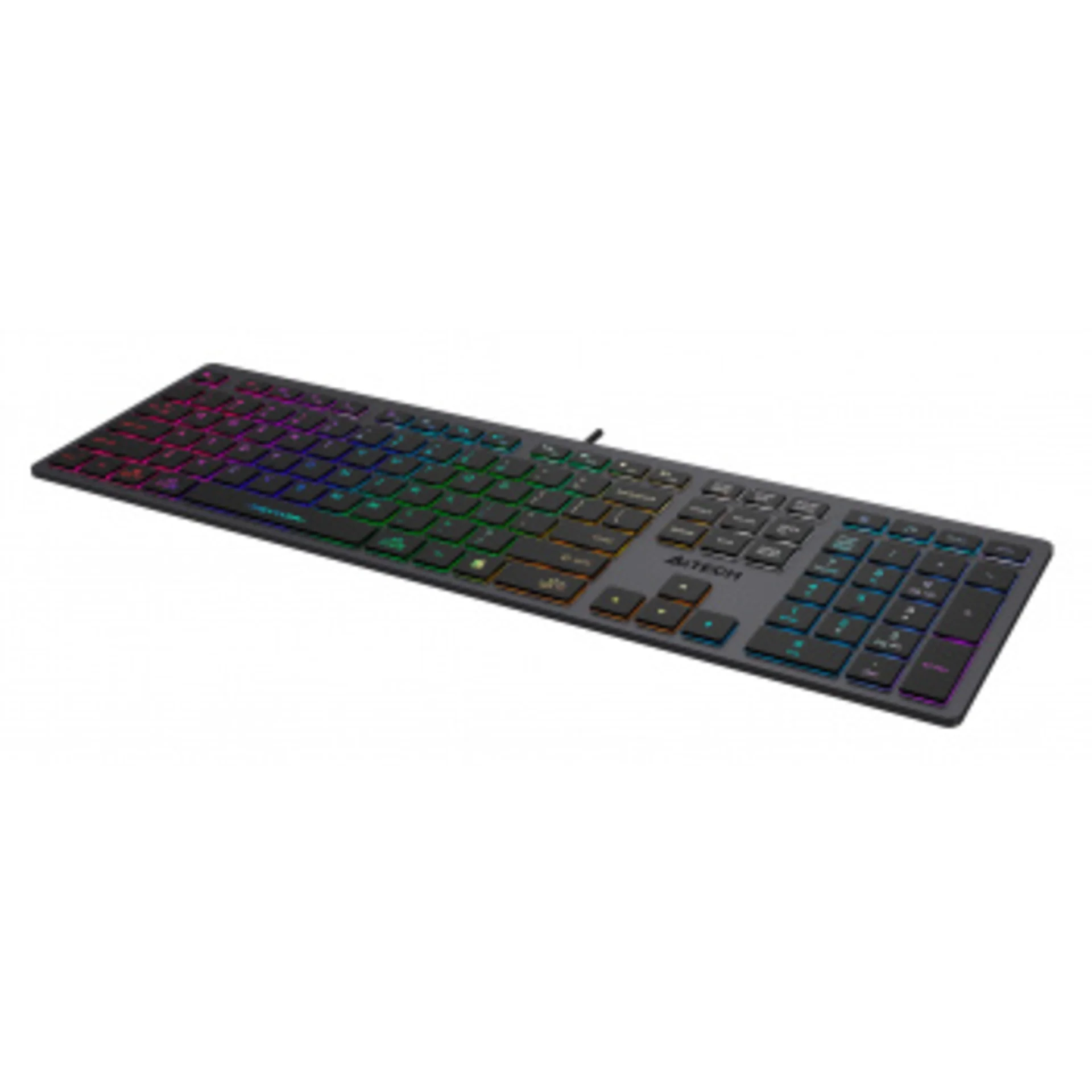 Клавиатура A4Tech Fstyler FX60 серый USB slim LED (FX60 GREY / NEON)