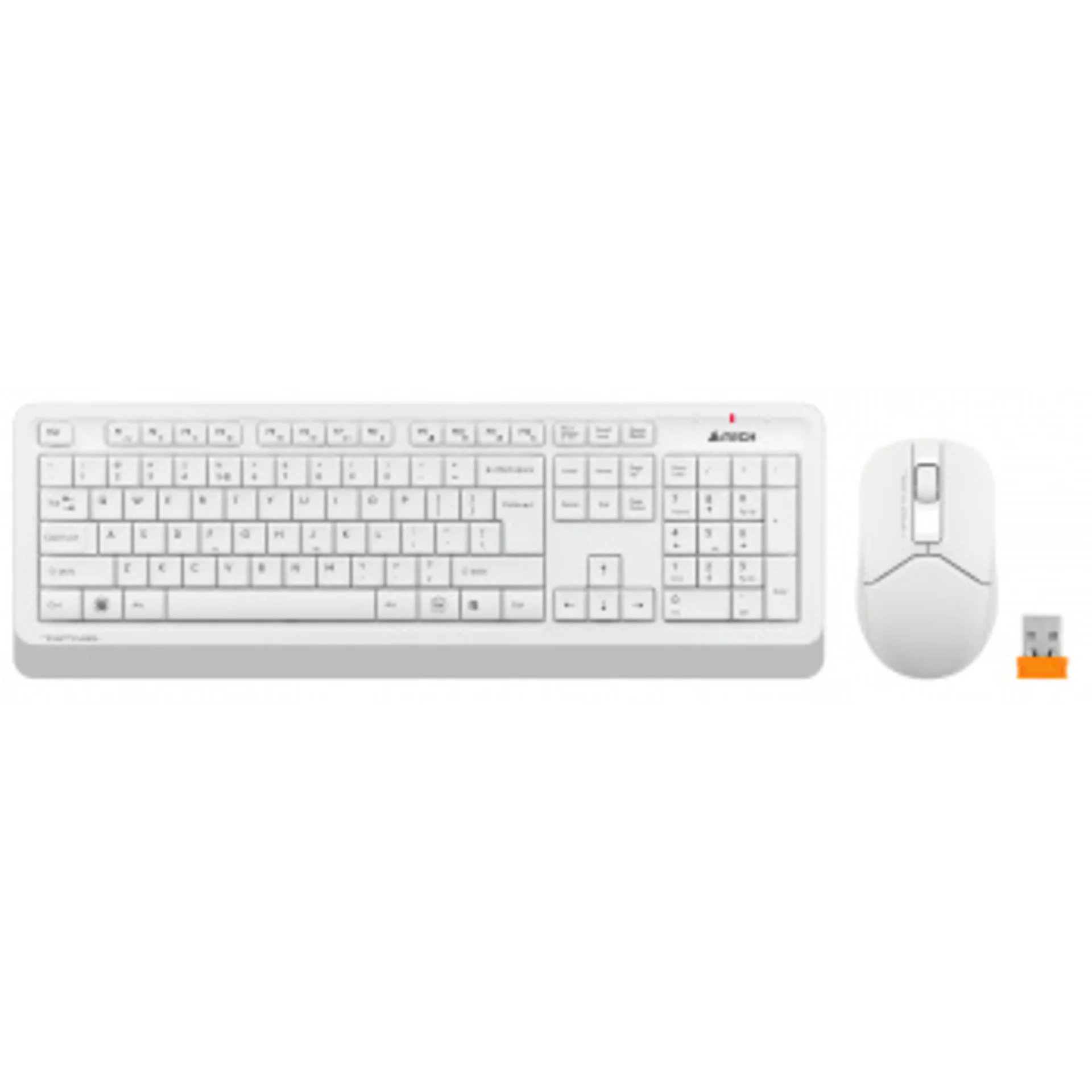 Клавиатура + мышь A4Tech Fstyler FG1012 клав:белый мышь:белый USB беспроводная Multimedia (FG1012 WHITE)