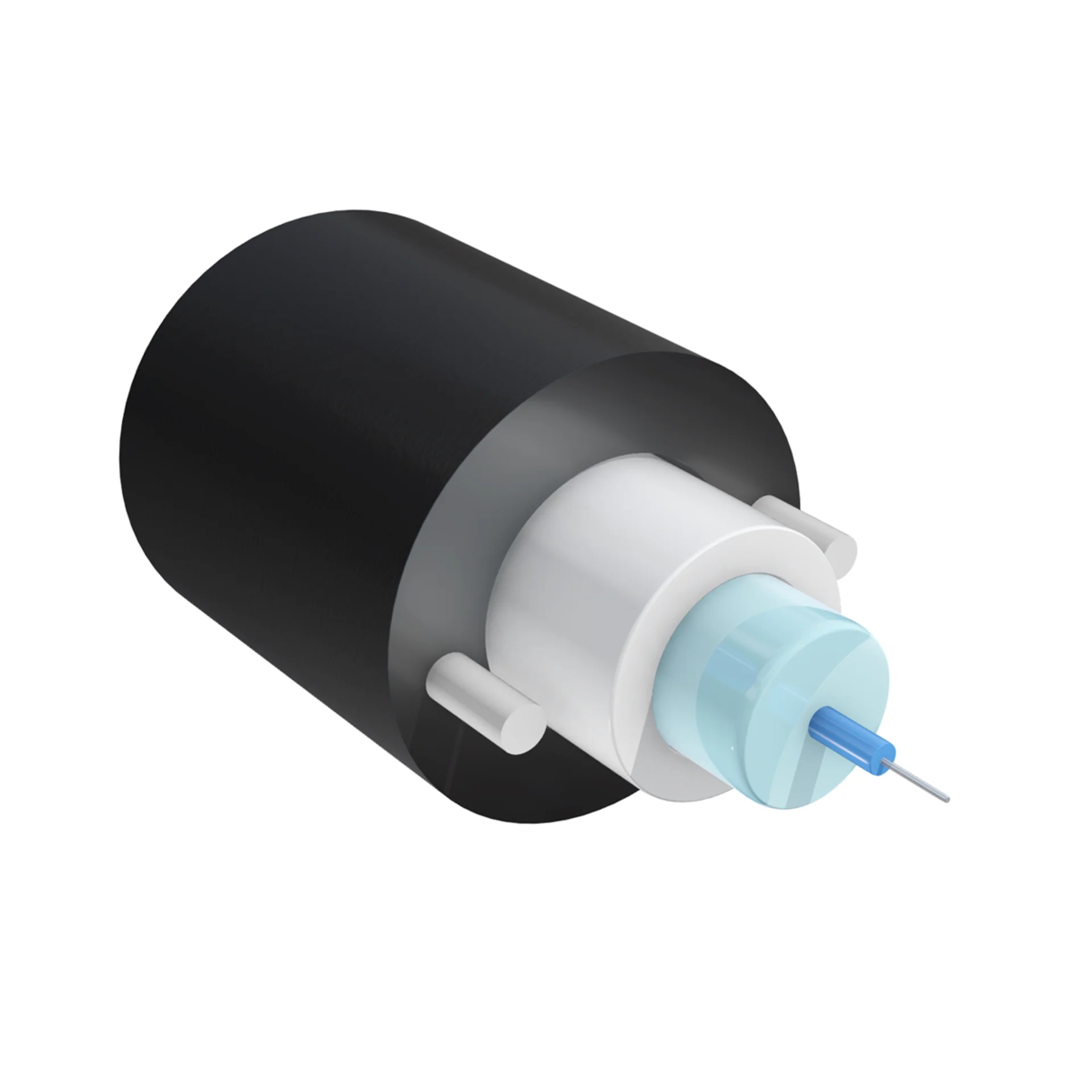 Кабель оптический самонесущий диэлектрический, 1 волокно, 1.0кН, 5.0мм, катушка 1км.