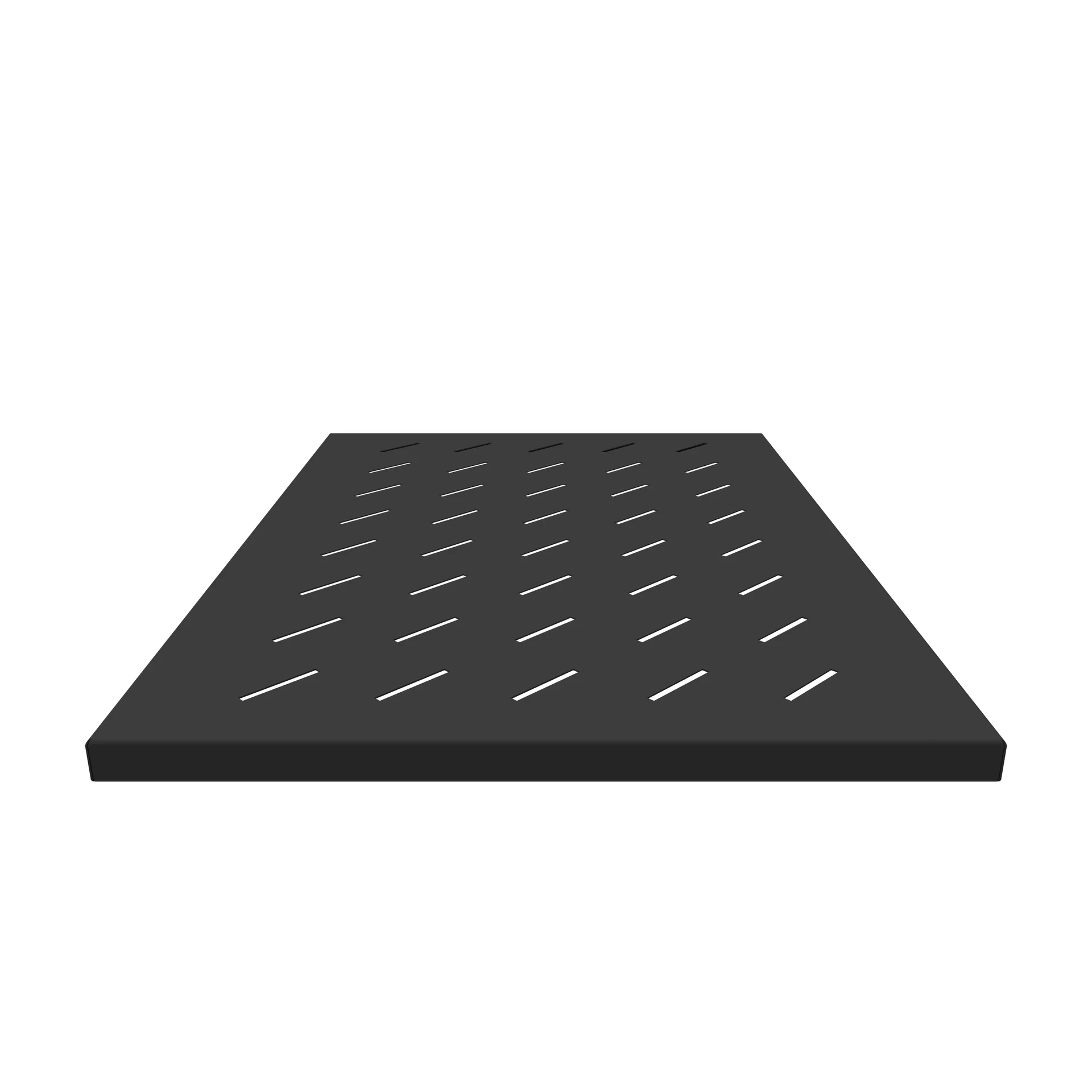 Полка стационарная для шкафов глубиной 900мм, (глубина полки 650мм) распределенная нагрузка 20кг, цвет-черный (SNR-SHELF-09065-20B)