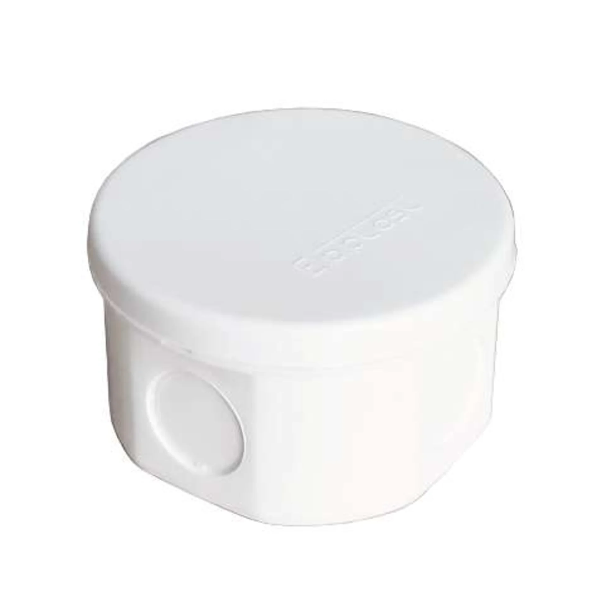 Коробка распределительная ОП 75х45мм IP54 4 выхода без гермовводов крышка защелкивающаяся бел. Eppla