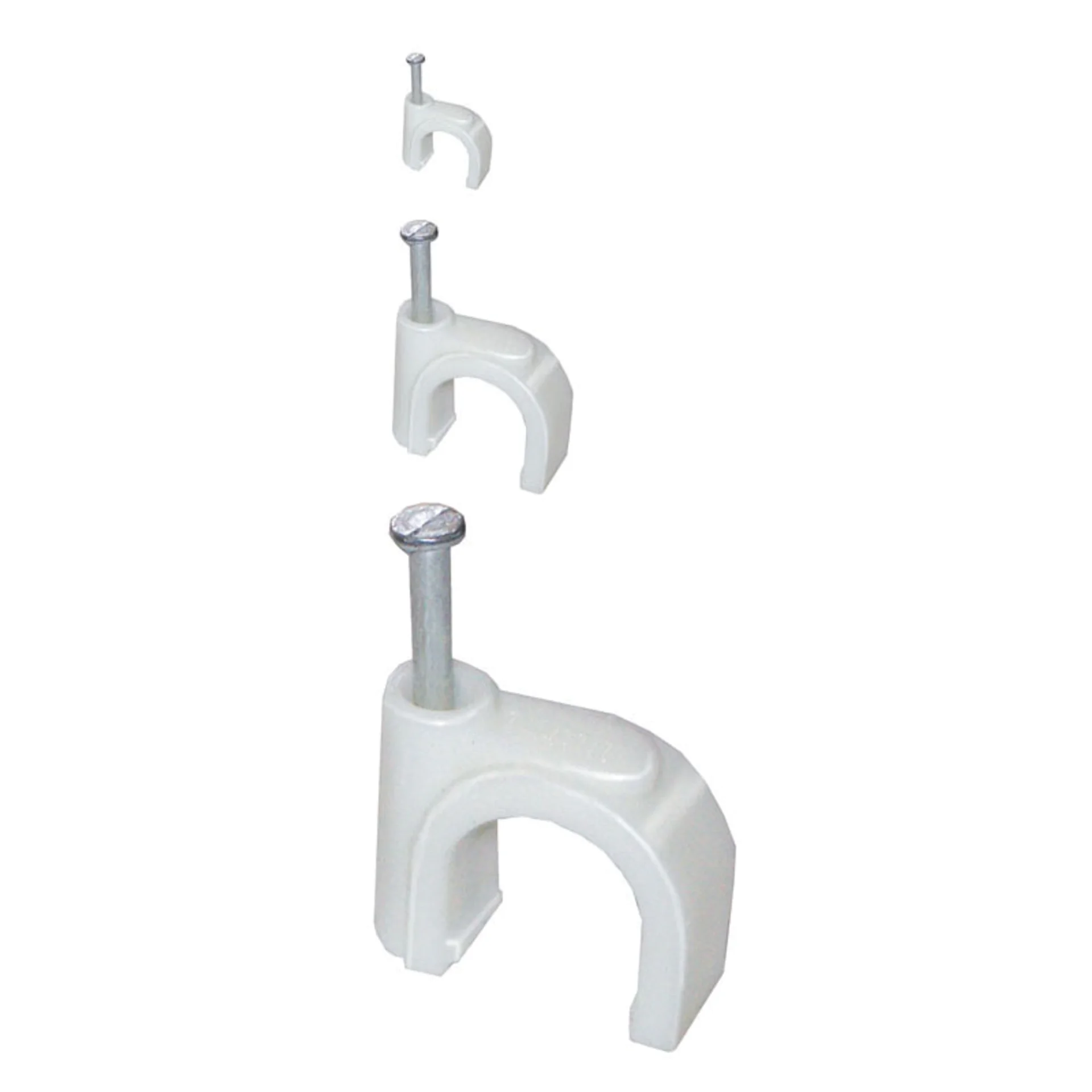 Скоба креп. круглая R4 (уп.100шт) ИЭК USK11-04-100