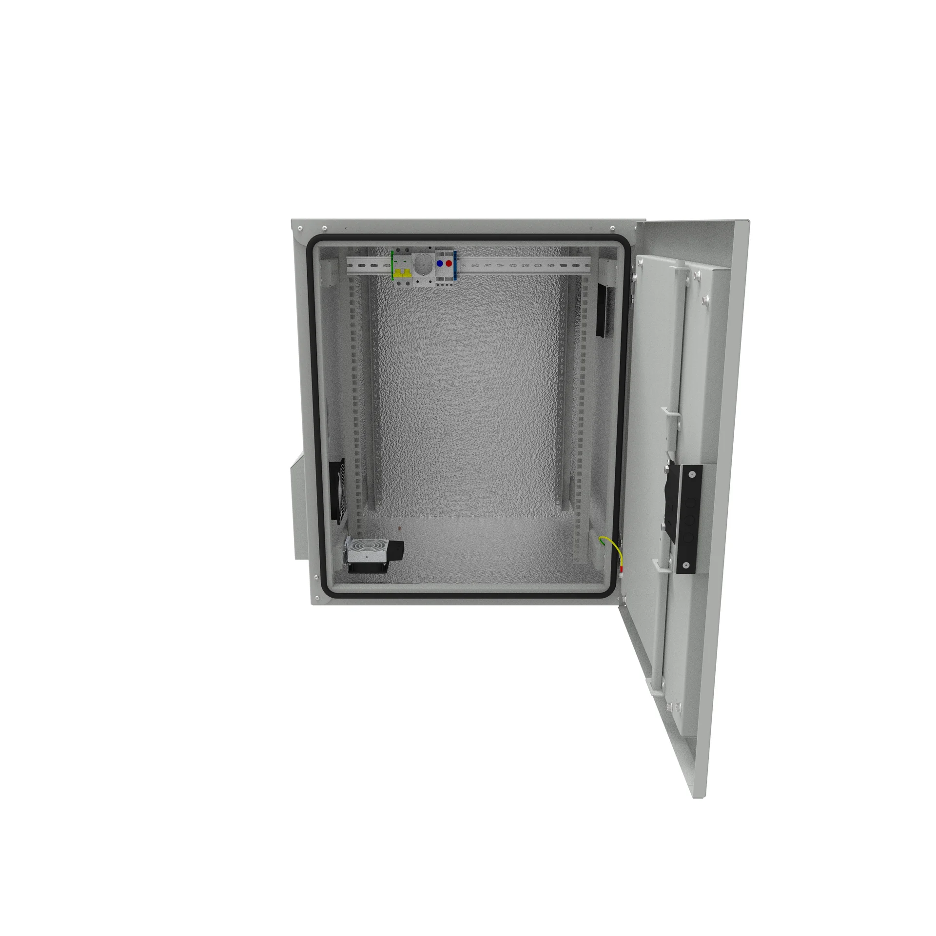 Шкаф уличный всепогодный 15U глубина 600мм (нагрев, охлаждение, контроль климата)