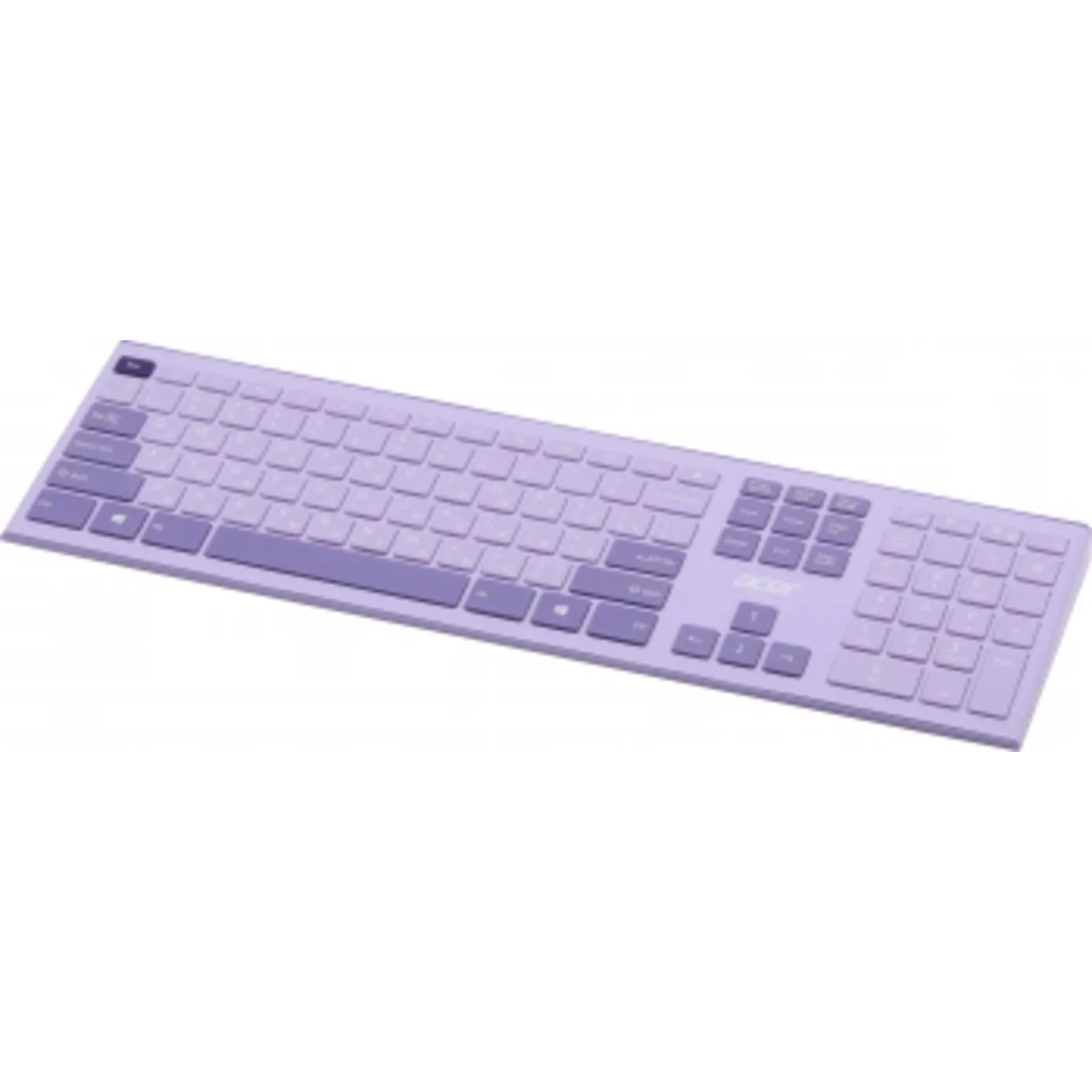 Клавиатура + мышь Acer OCC205 клав:фиолетовый мышь:фиолетовый USB беспроводная slim Multimedia