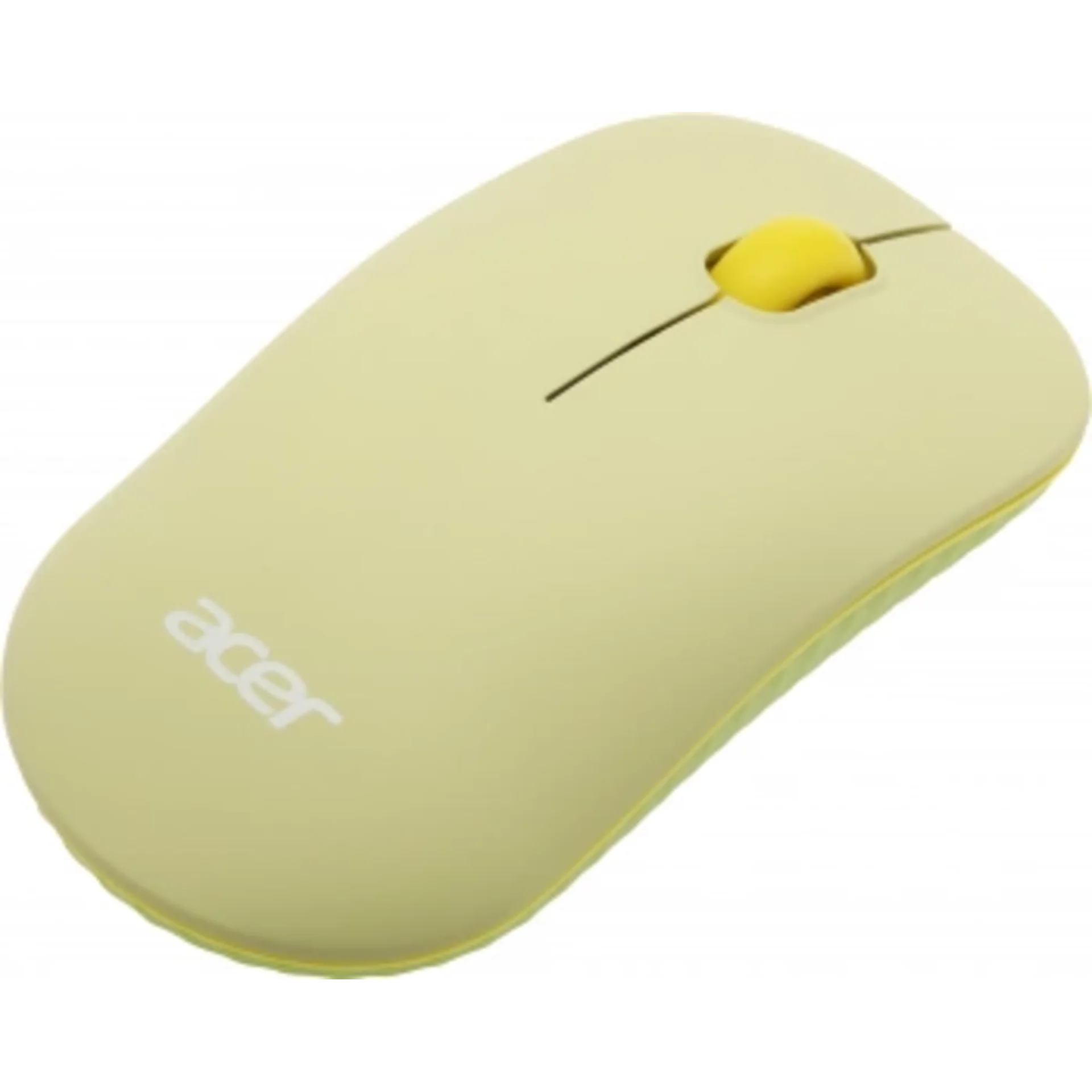 Клавиатура + мышь Acer OCC205 клав:зеленый/желтый мышь:зеленый/желтый USB беспроводная slim