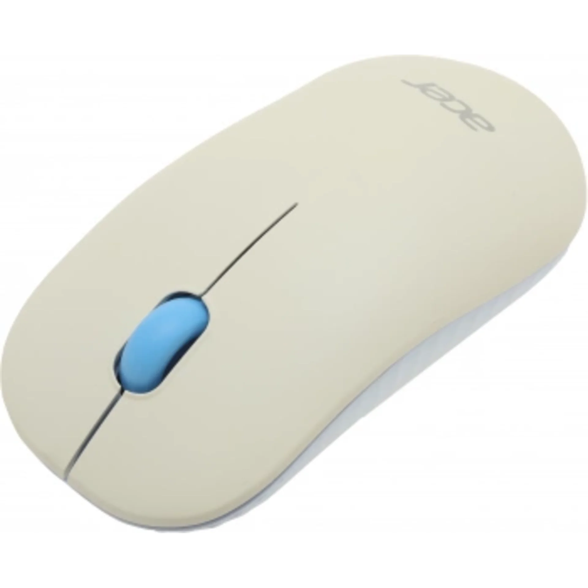 Клавиатура + мышь Acer OCC205 клав:белый/голубой мышь:белый/голубой USB беспроводная slim Multimedia