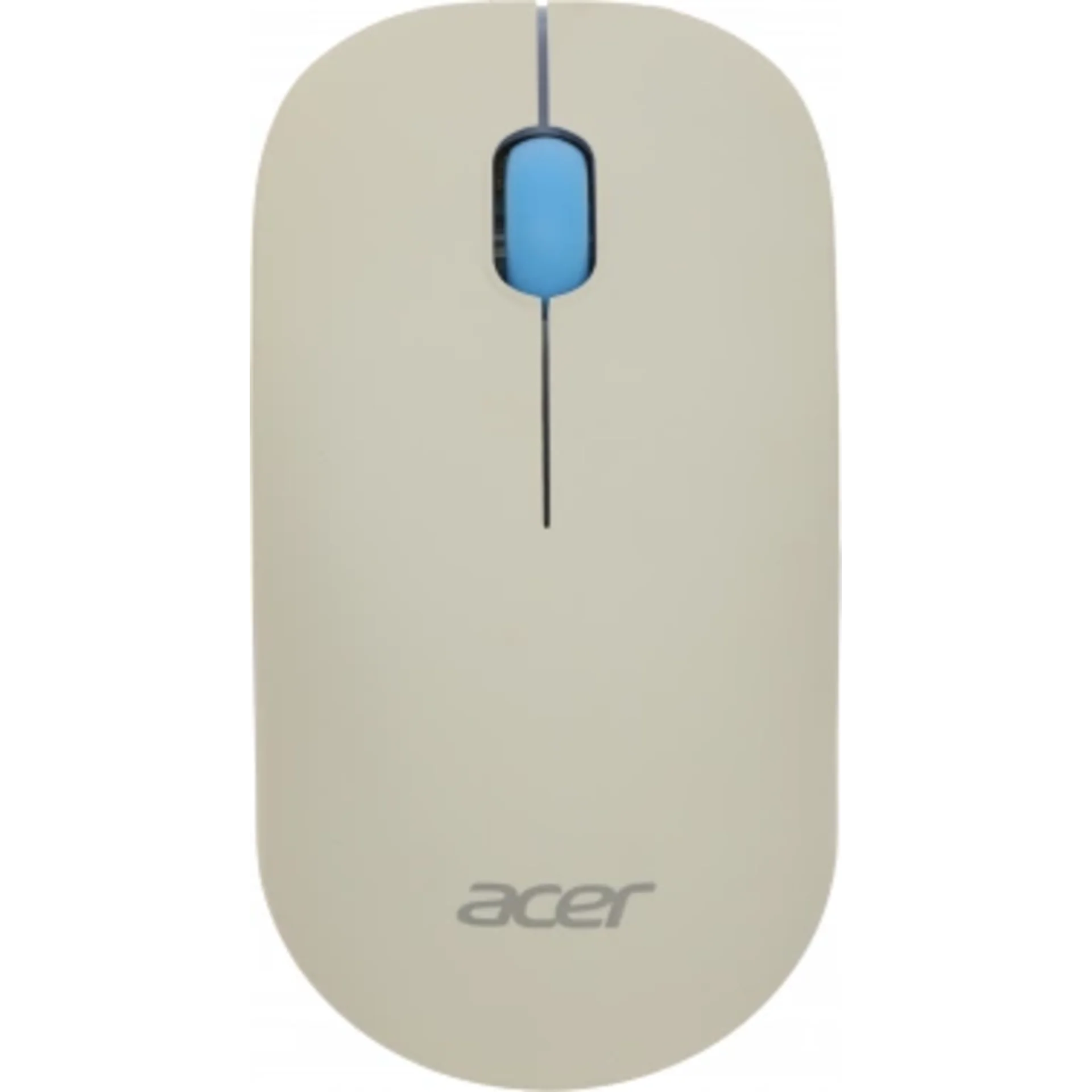 Клавиатура + мышь Acer OCC205 клав:белый/голубой мышь:белый/голубой USB беспроводная slim Multimedia