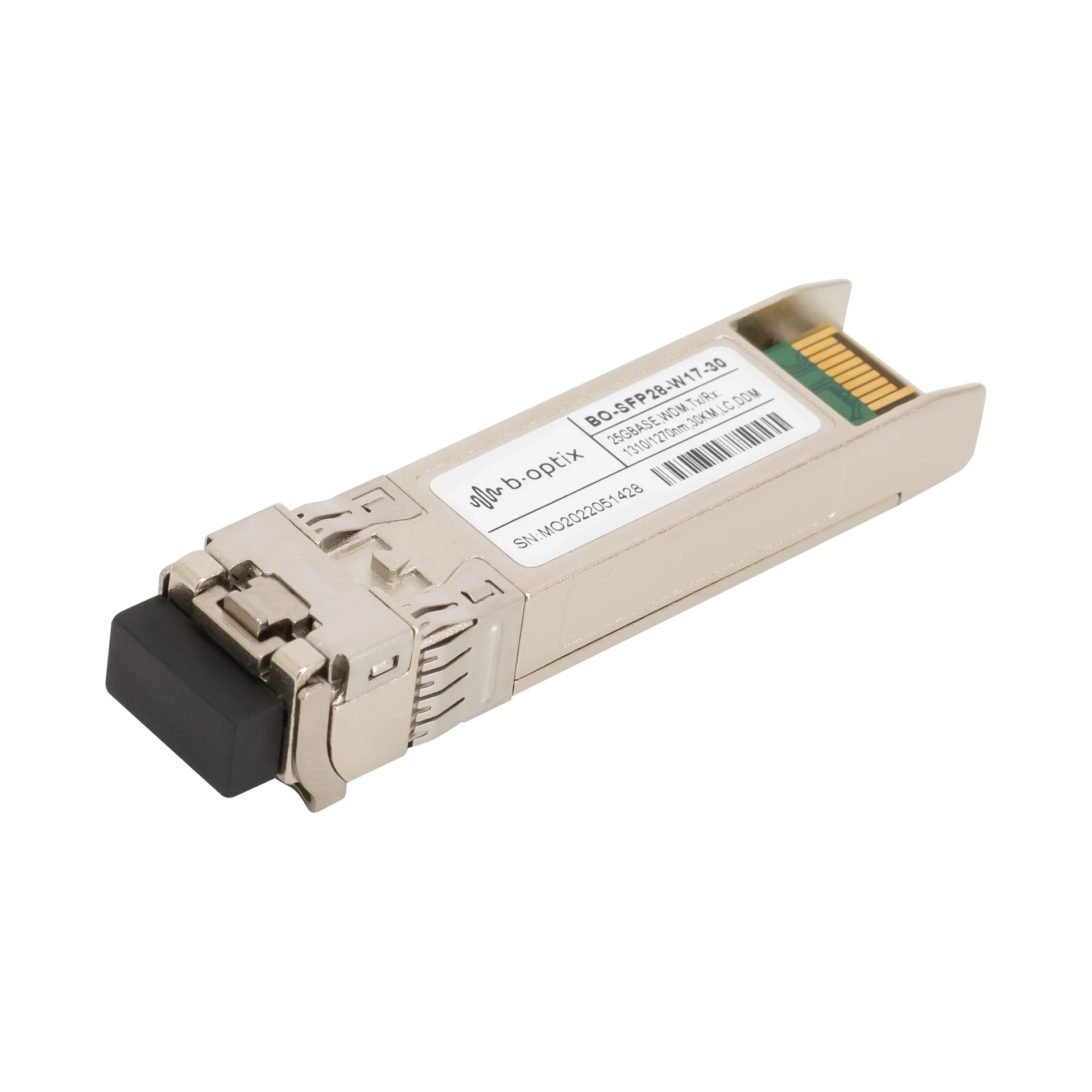 Модуль SFP28 WDM, 25GBASE, разъем LC, дальность до 30км, 1310нм