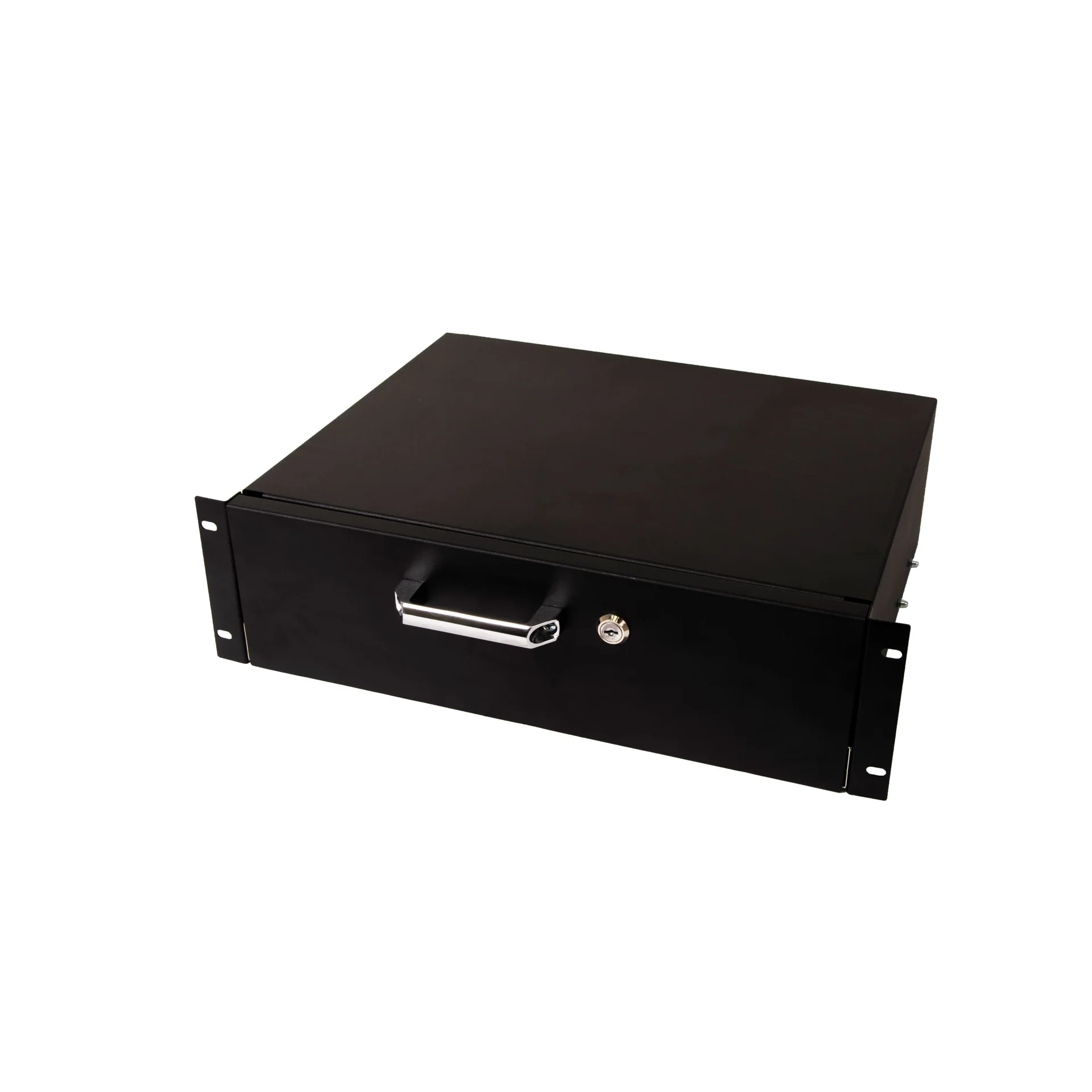 Выдвижной ящик для документов глубиной 355мм, высота 3U, цвет-черный (SNR-CASE-355-3U-B)
