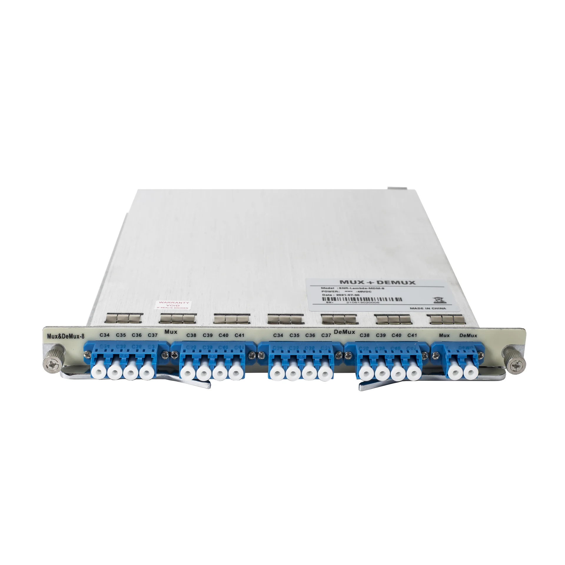 Мультиплексор DWDM, 8 каналов, для шасси SNR Lambda