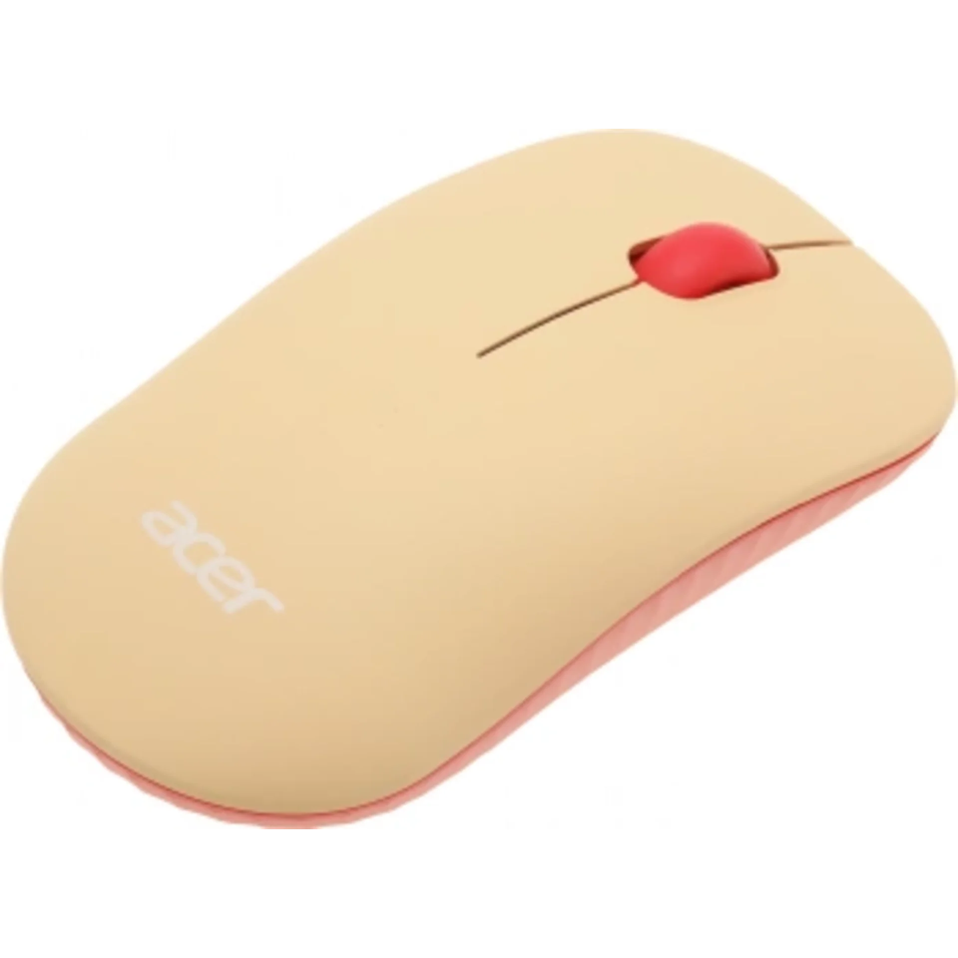 Клавиатура + мышь Acer OCC205 клав:розовый/бежевый мышь:розовый/бежевый USB беспроводная slim