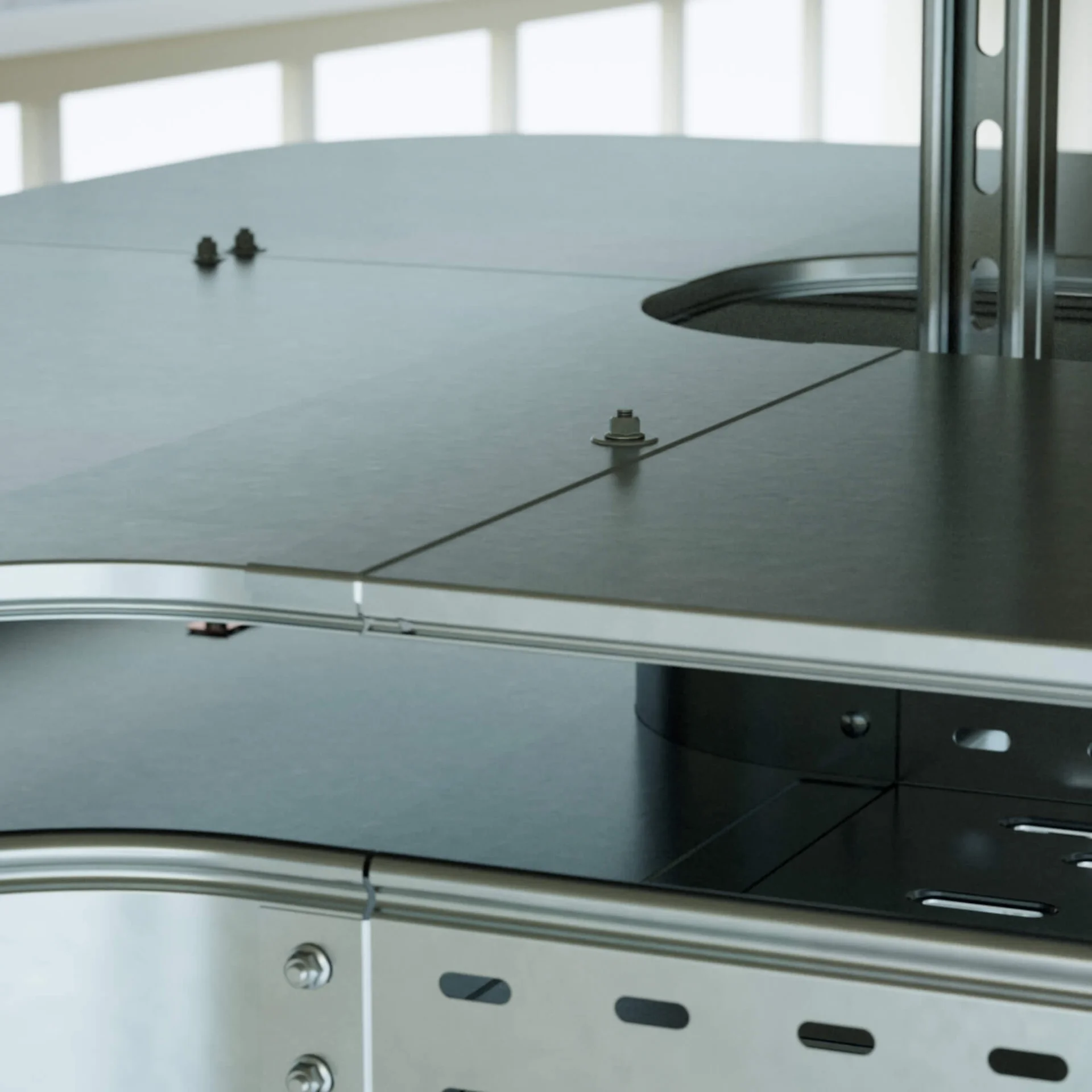 Крышка для лотка осн 100 заземл L3000 ДКС 35022