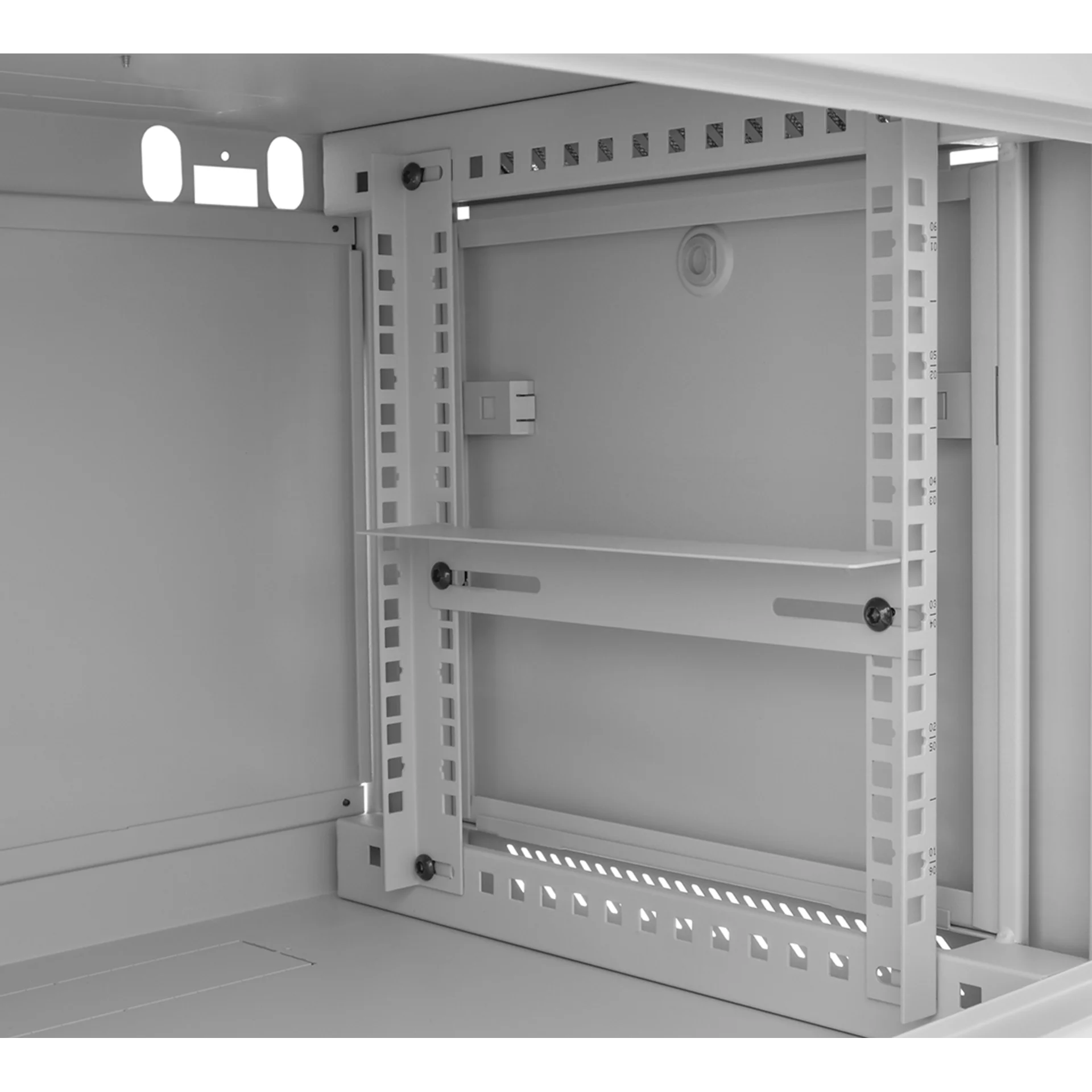 Шкаф телекоммуникационный настенный 9U, 600х450х500 (ШхГхВ), дверь металлическая