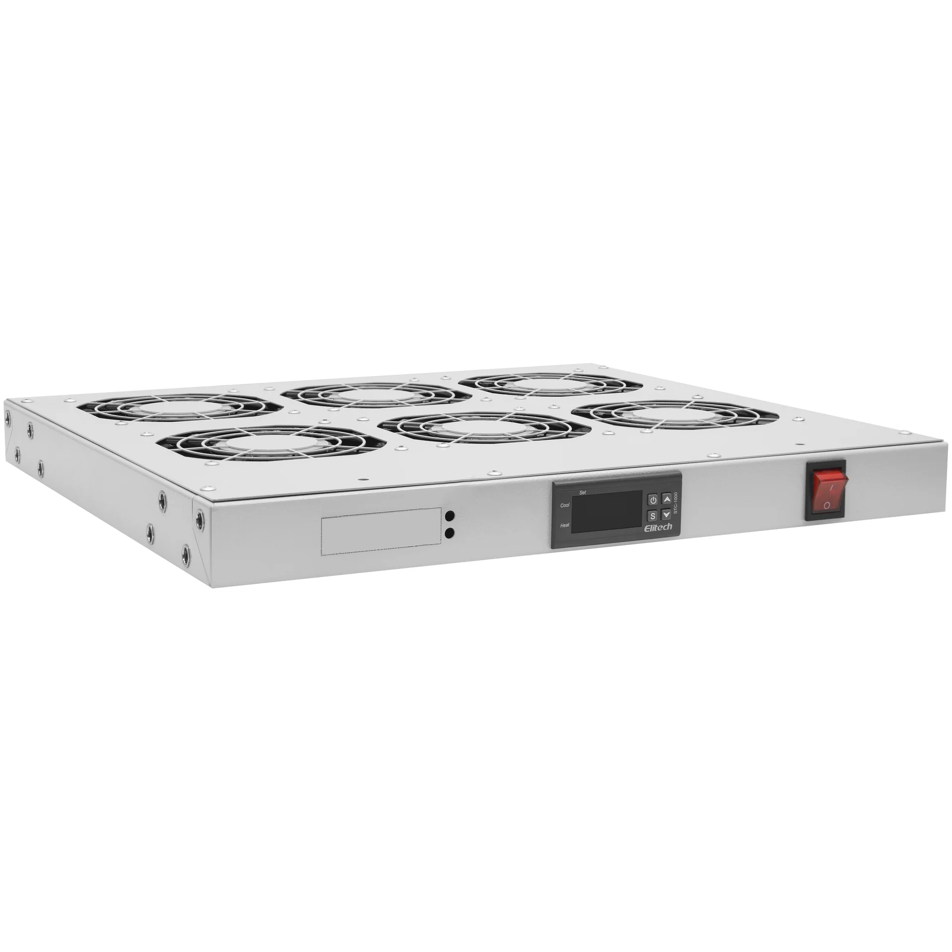 Модуль вентиляторный 19", 6 вентиляторов, регулируемая глубина 460-830мм, с цифровым терморегулятором