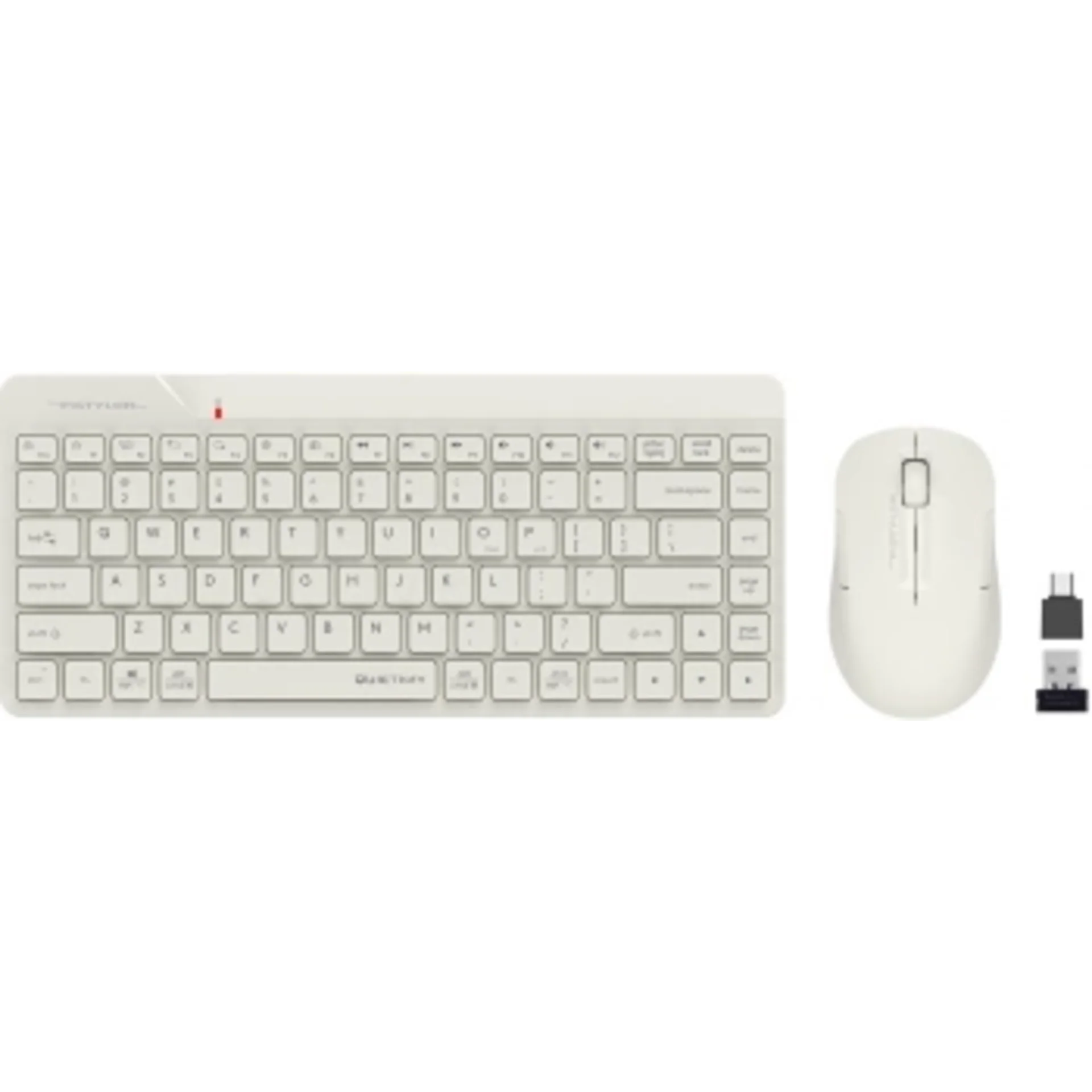 Клавиатура + мышь A4Tech Fstyler FG2200 Air2 клав:бежевый мышь:бежевый USB беспроводная slim