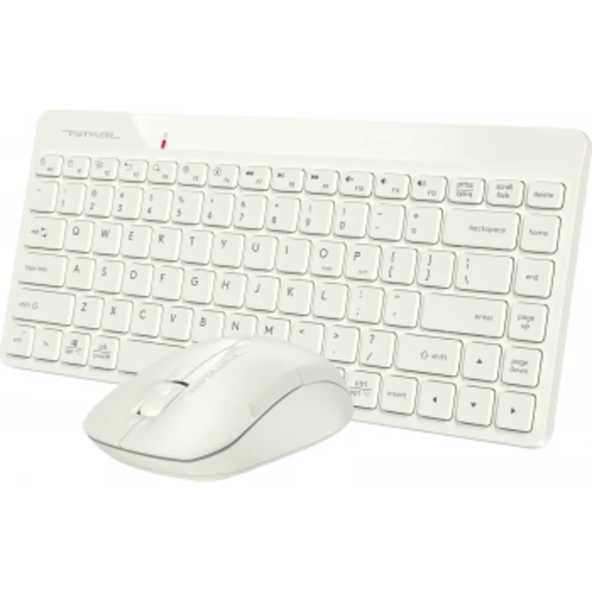 Клавиатура + мышь A4Tech Fstyler FG2200 Air2 клав:бежевый мышь:бежевый USB беспроводная slim