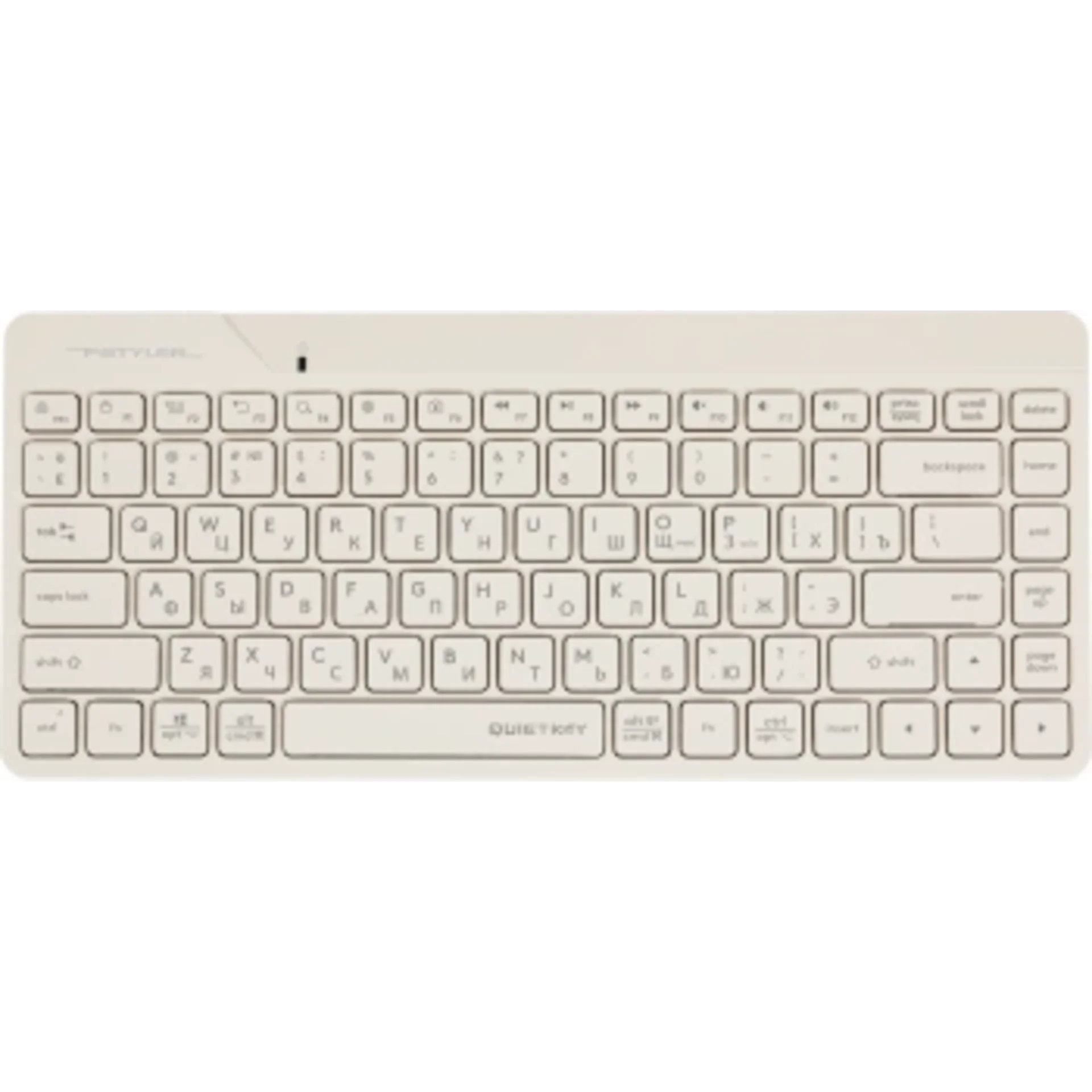 Клавиатура + мышь A4Tech Fstyler FG2200 Air2 клав:бежевый мышь:бежевый USB беспроводная slim
