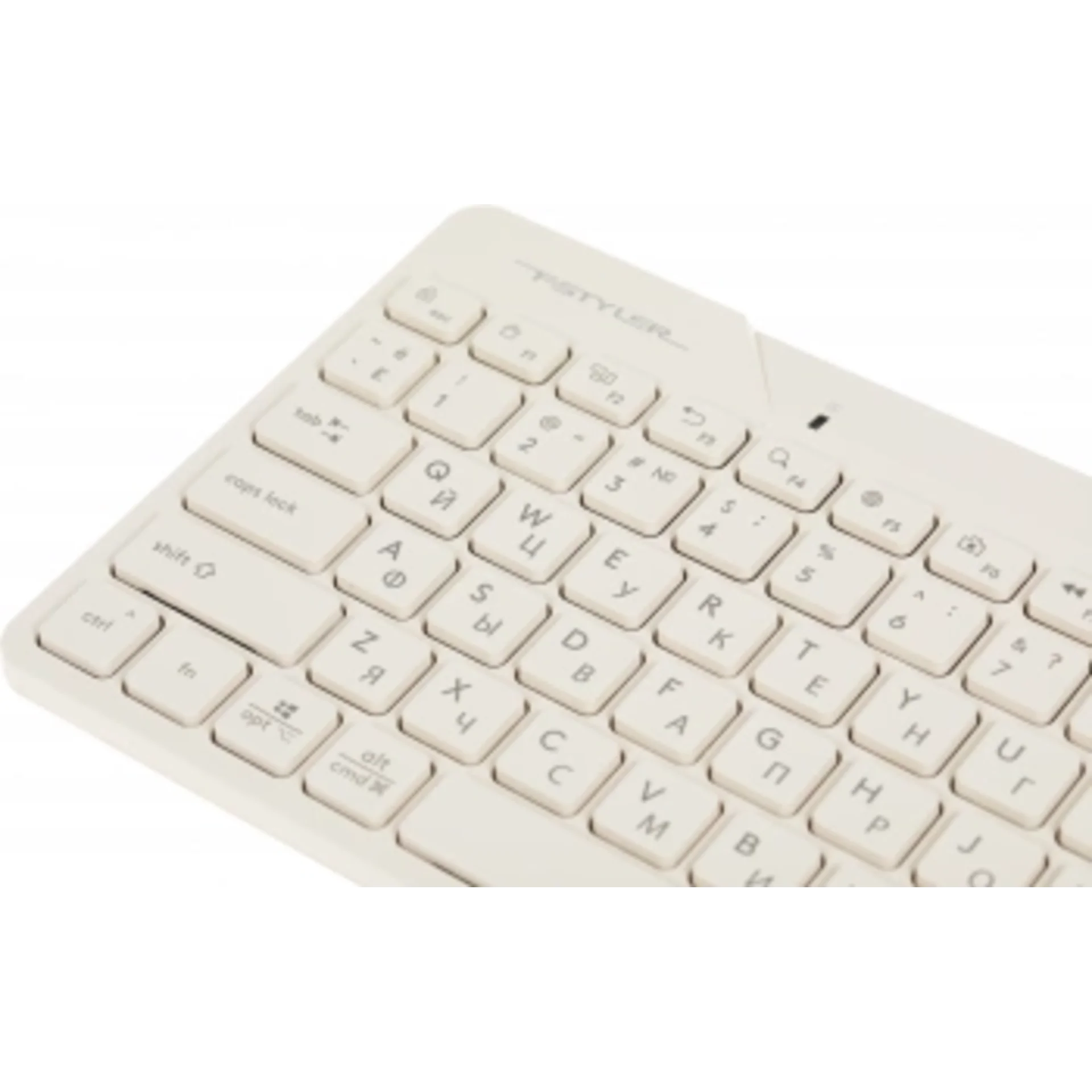 Клавиатура + мышь A4Tech Fstyler FG2200 Air2 клав:бежевый мышь:бежевый USB беспроводная slim