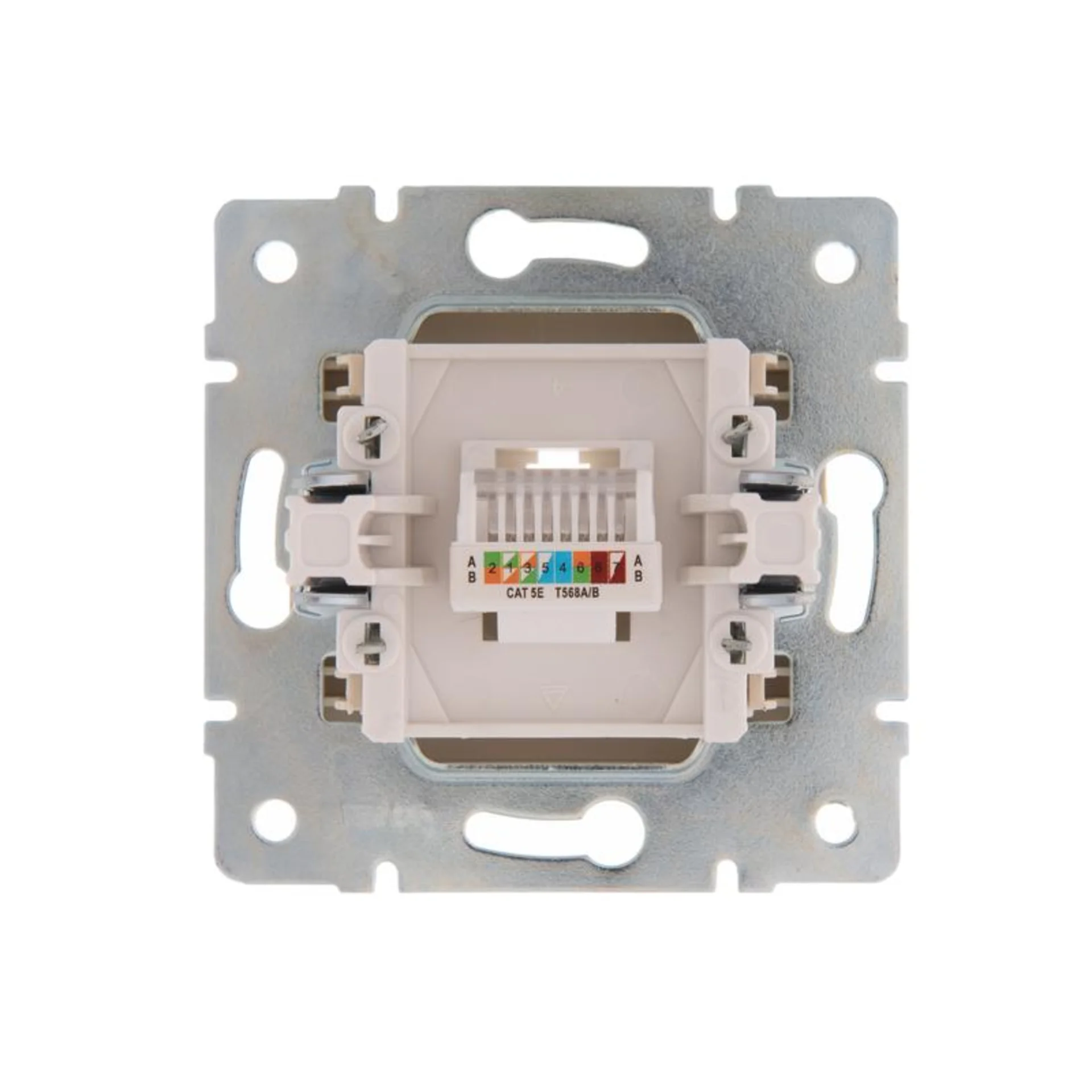 Розетка компьютерная 1-м СП Karina RJ45 механизм крем. LEZARD 707-0388-139