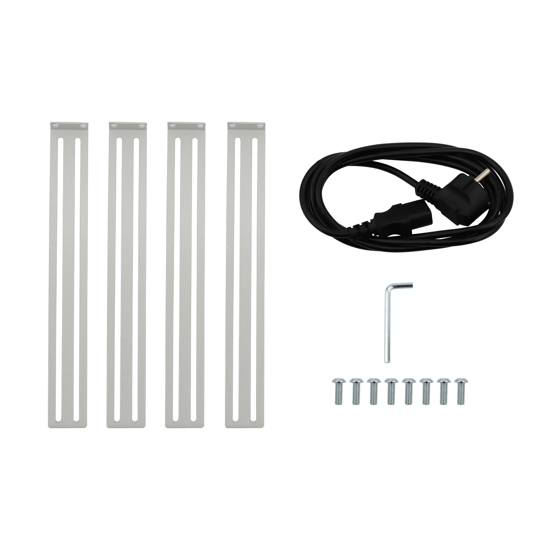 Модуль вентиляторный 19" 1U, 4 вентилятора, регулируемая глубина 345-810 мм с контроллером температуры, RAL7035