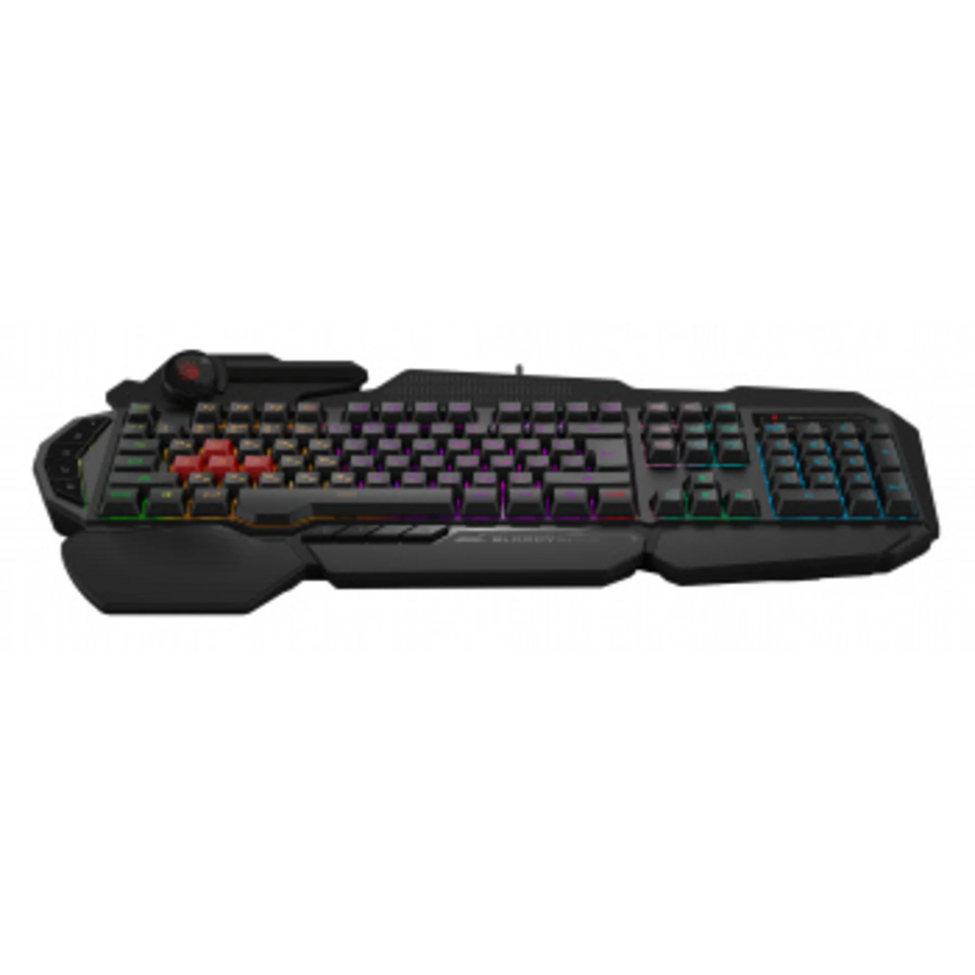 Клавиатура A4Tech Bloody B310N черный USB Multimedia for gamer LED (подставка для запястий) (B310N)