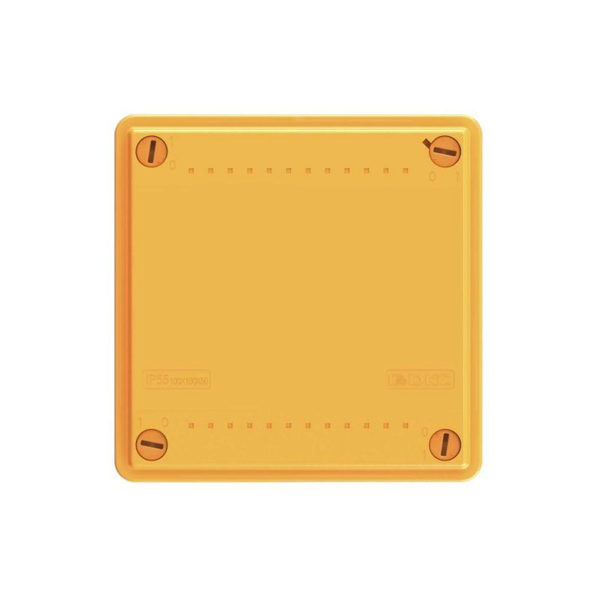 Коробка ответвительная FS 100х100х50мм 4р 450В 6А 4кв.мм с гладкими стенками и клеммн. IP56 пластик.