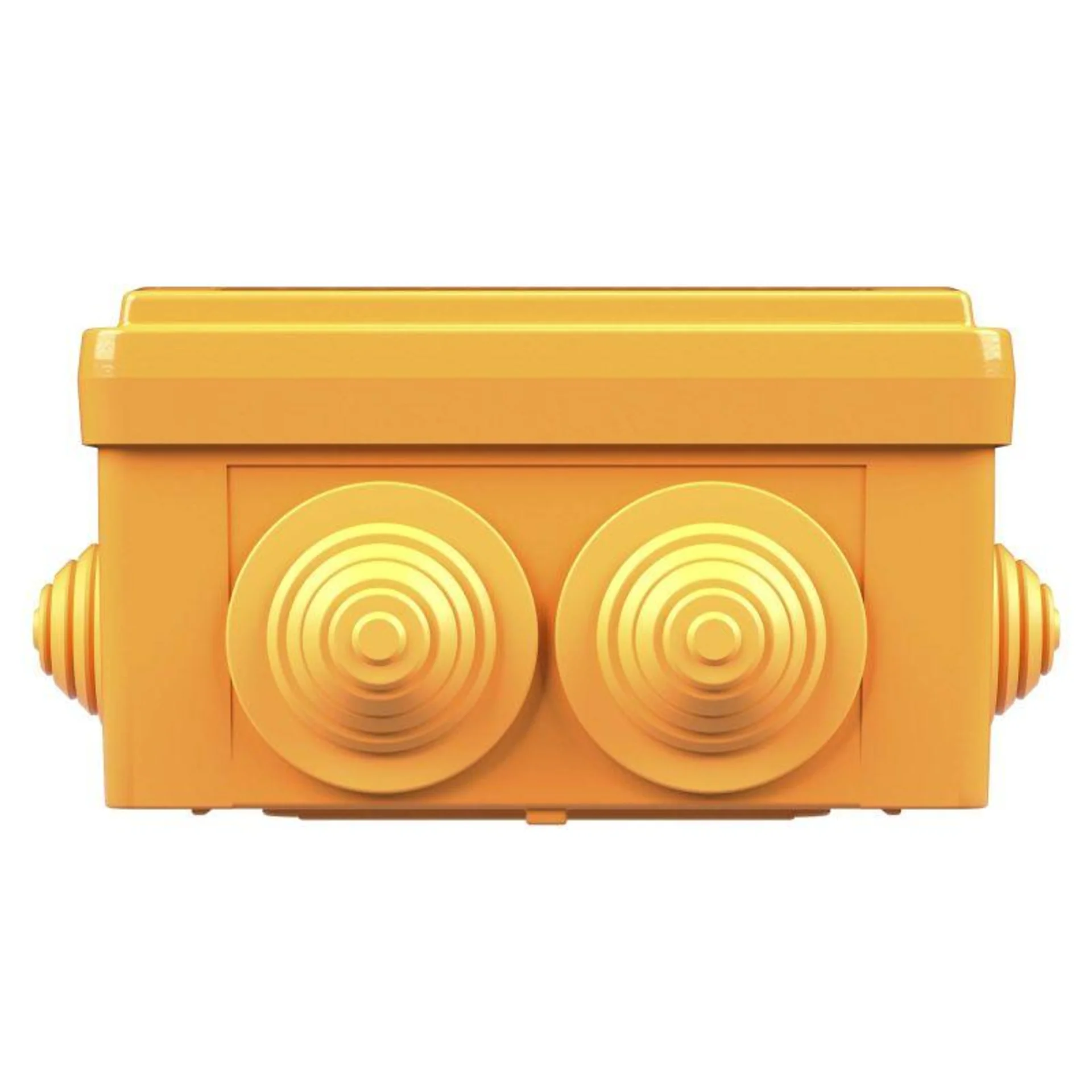 Коробка ответвительная FS 100х100х50мм 4р 450В 6А 4кв.мм с каб. вводами и клеммн. IP55 пластик. DKC